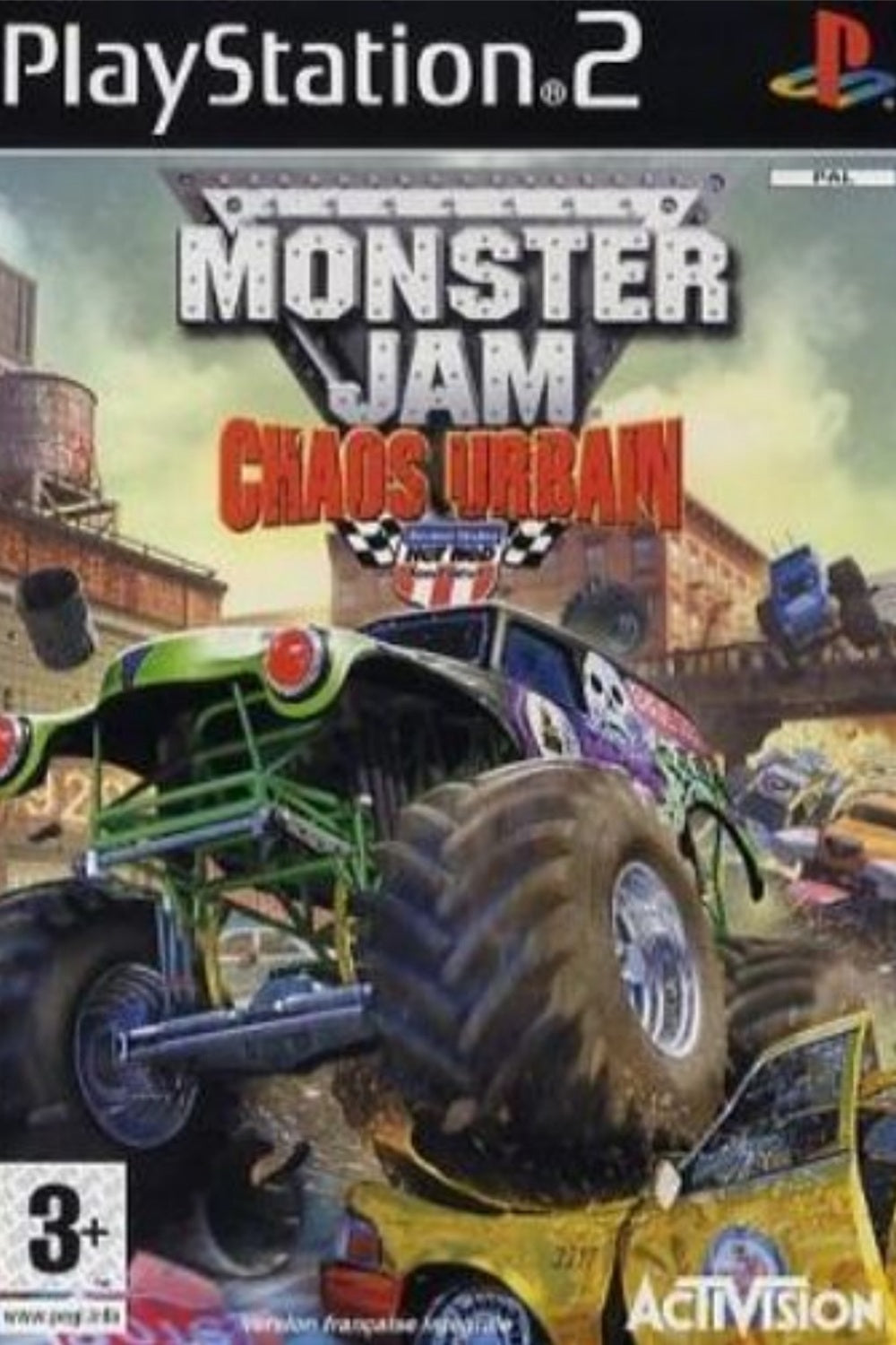 Jeu PS2 - MONSTER JAM : CHAOS URBAIN