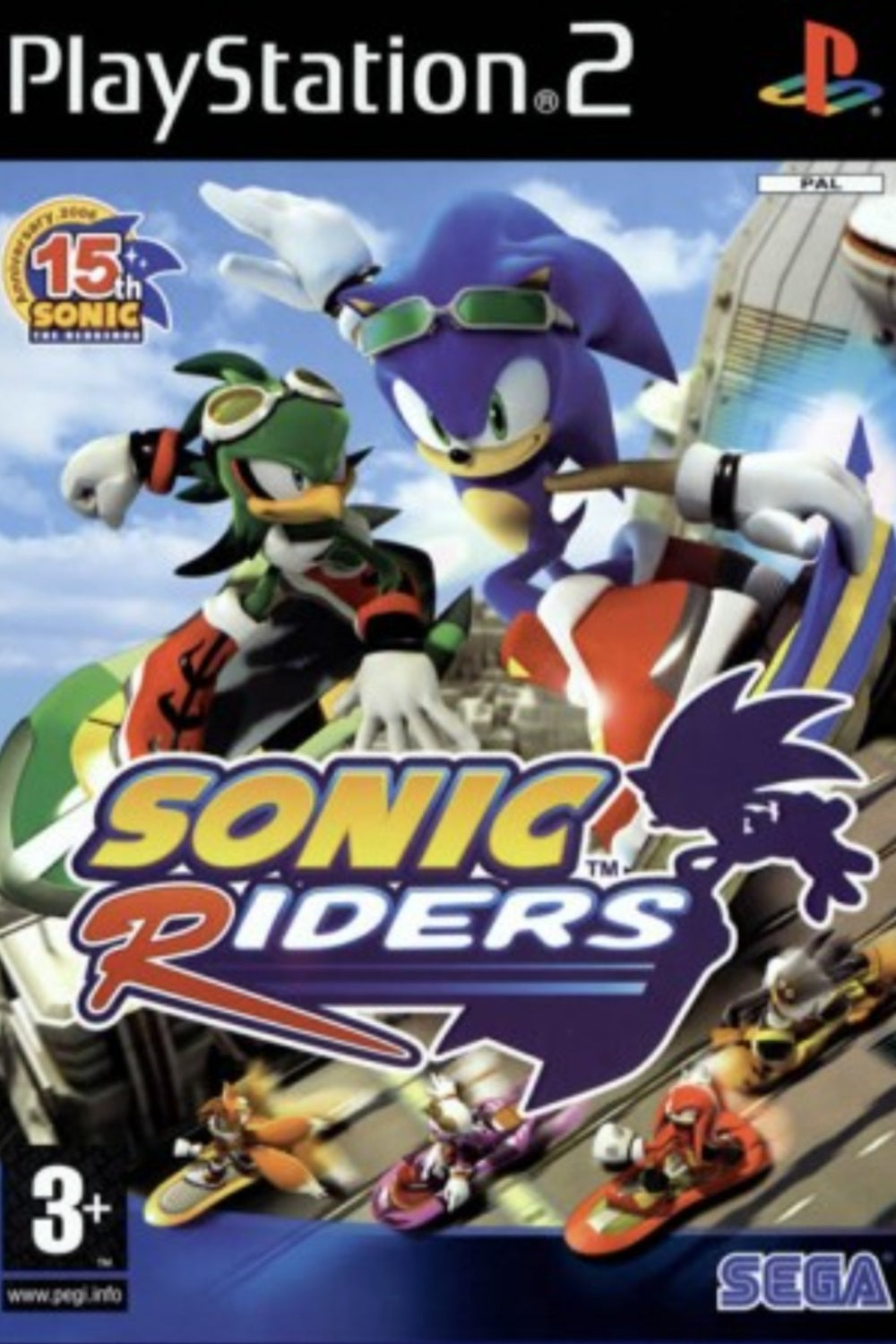 Jeu PS2 - SONIC : RIDERS