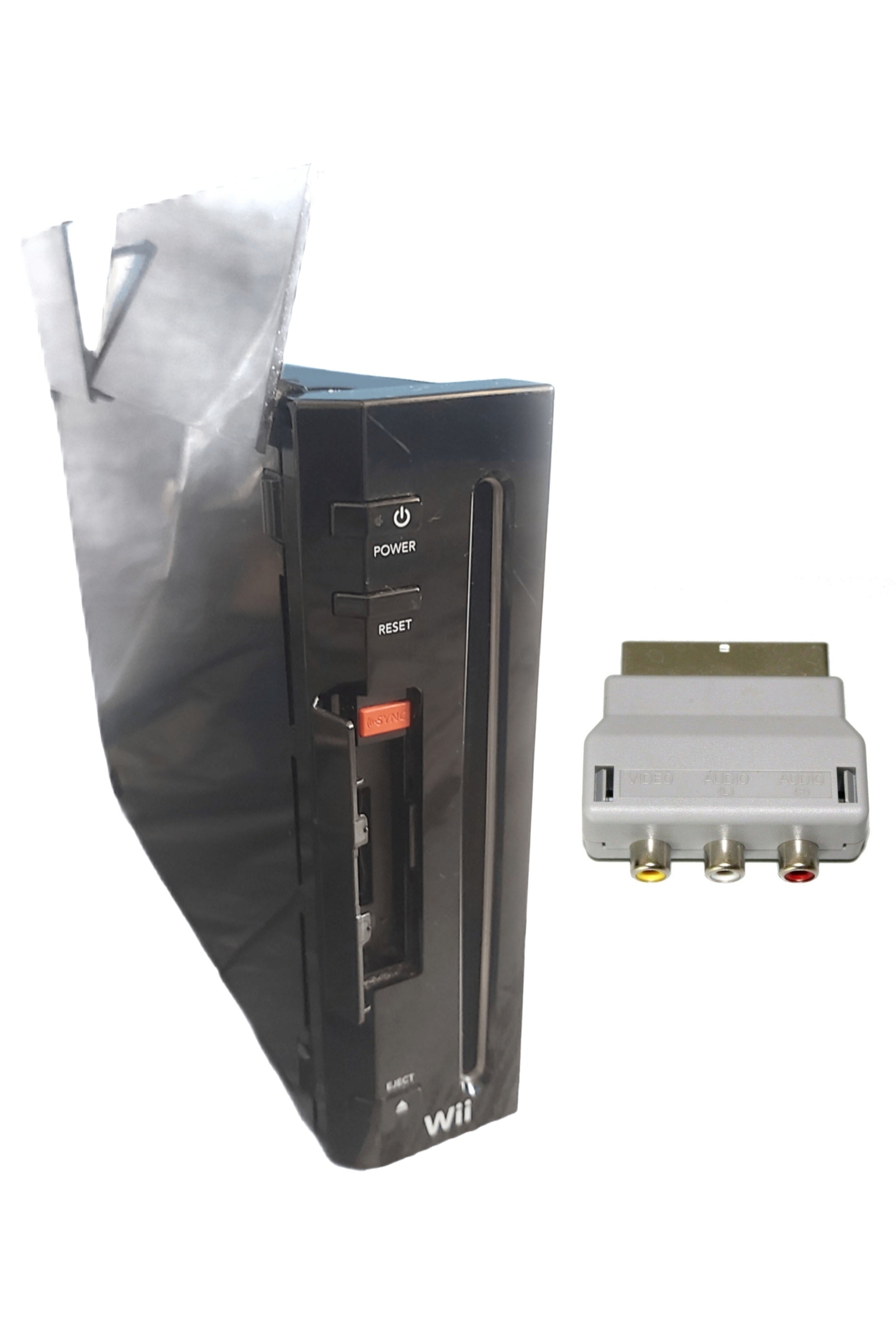 Console Nintendo WII NOIRE (Version rétro-compatible Gamecube)