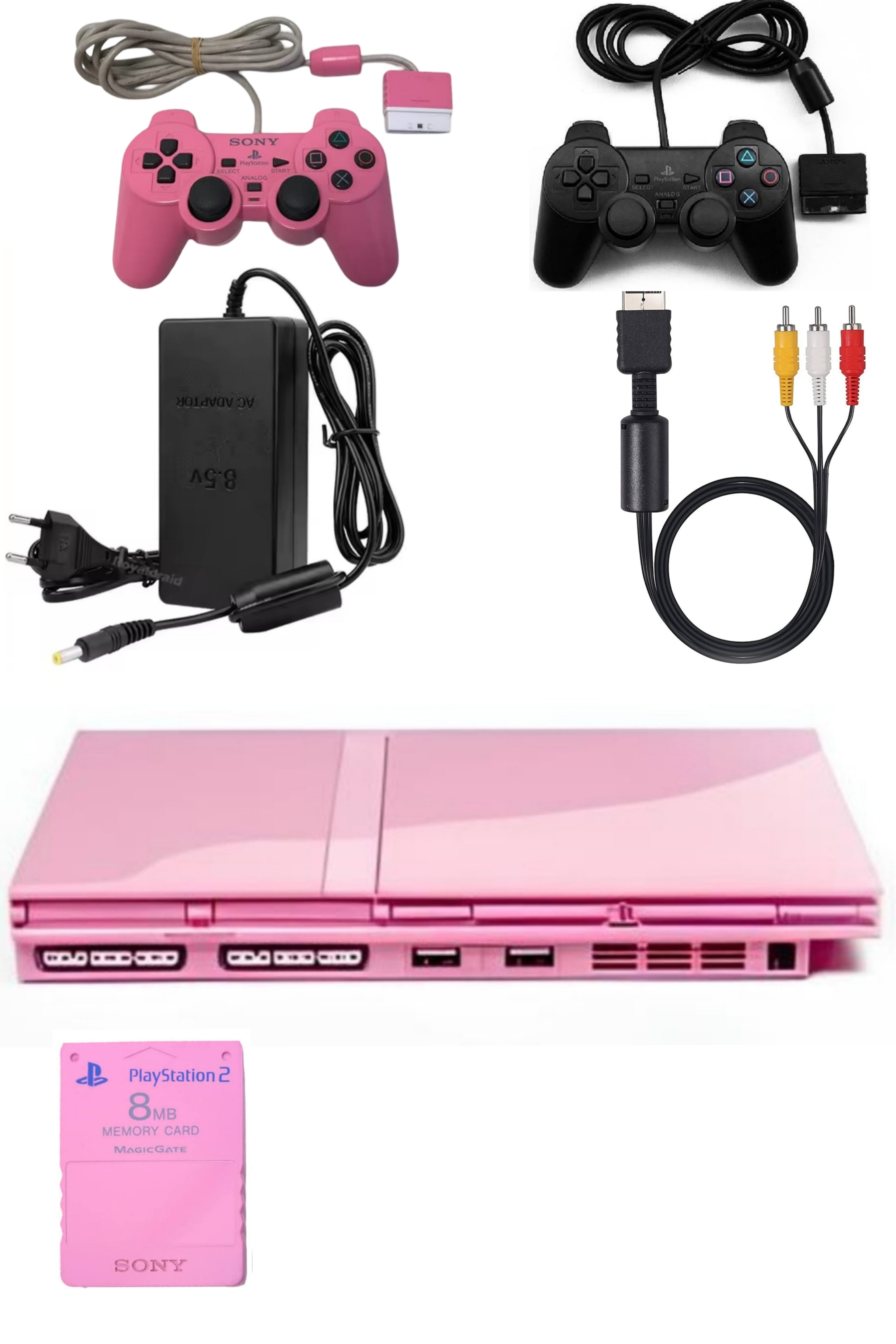 Console PlayStation 2 (PS2) SLIM Rose (Pink)