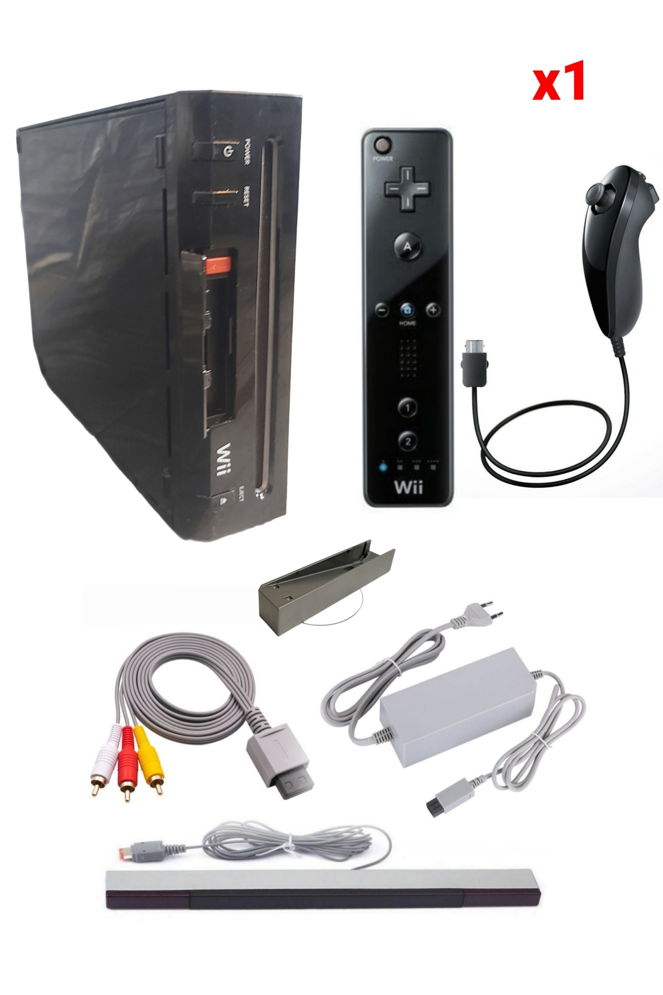 Console Nintendo WII NOIRE (Version non rétro-compatible)