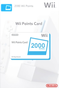 Jeu Wii - Wii Points Card : 2000