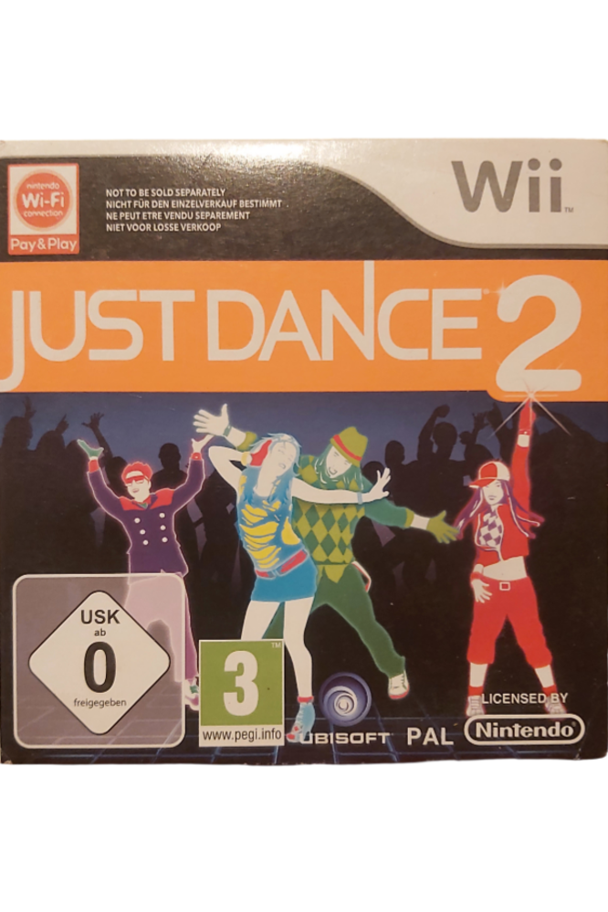 Jeu Wii - JUST DANCE 2 (Jaquette Carrée)