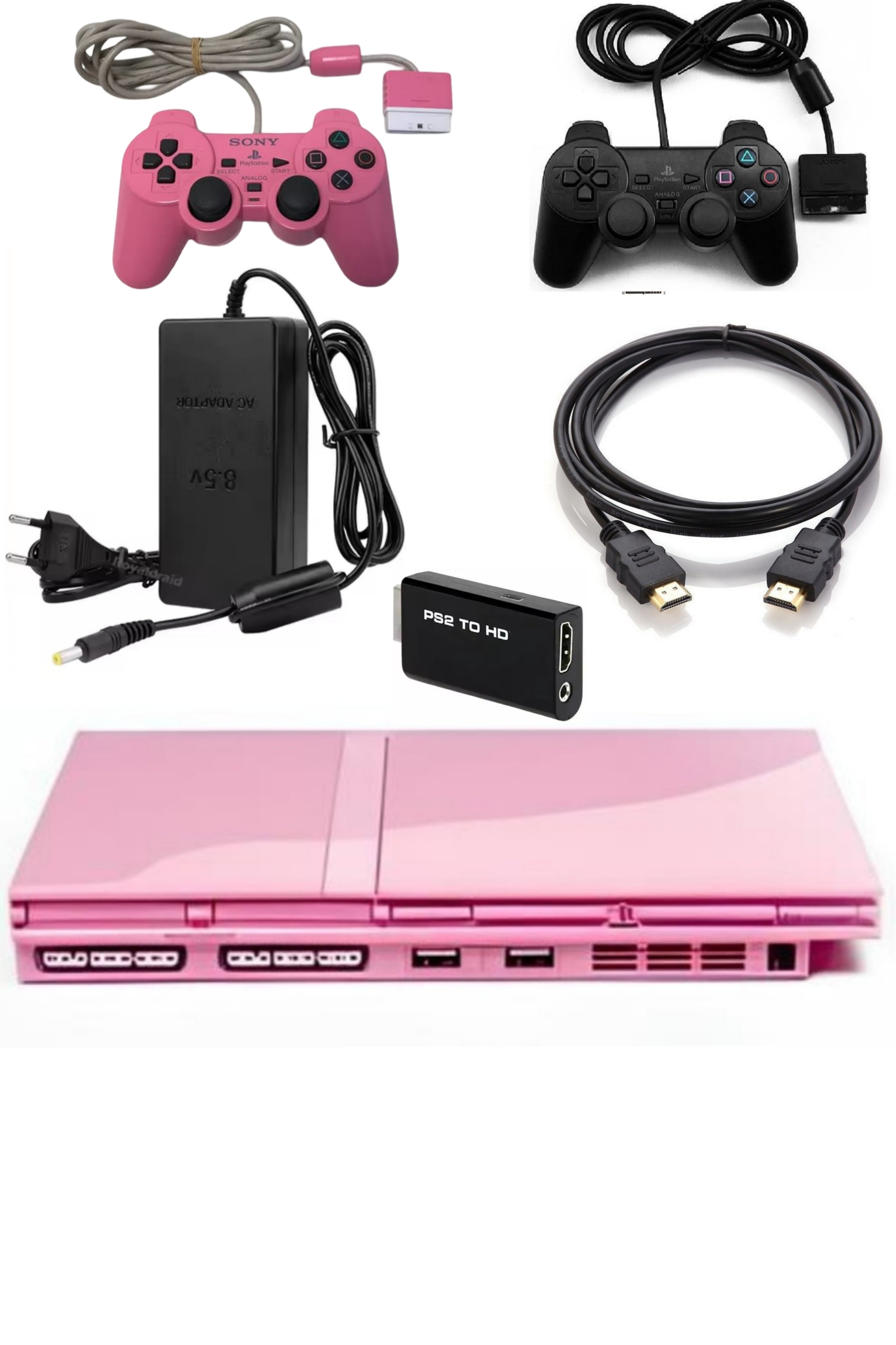 Console PlayStation 2 (PS2) SLIM Rose (Pink)