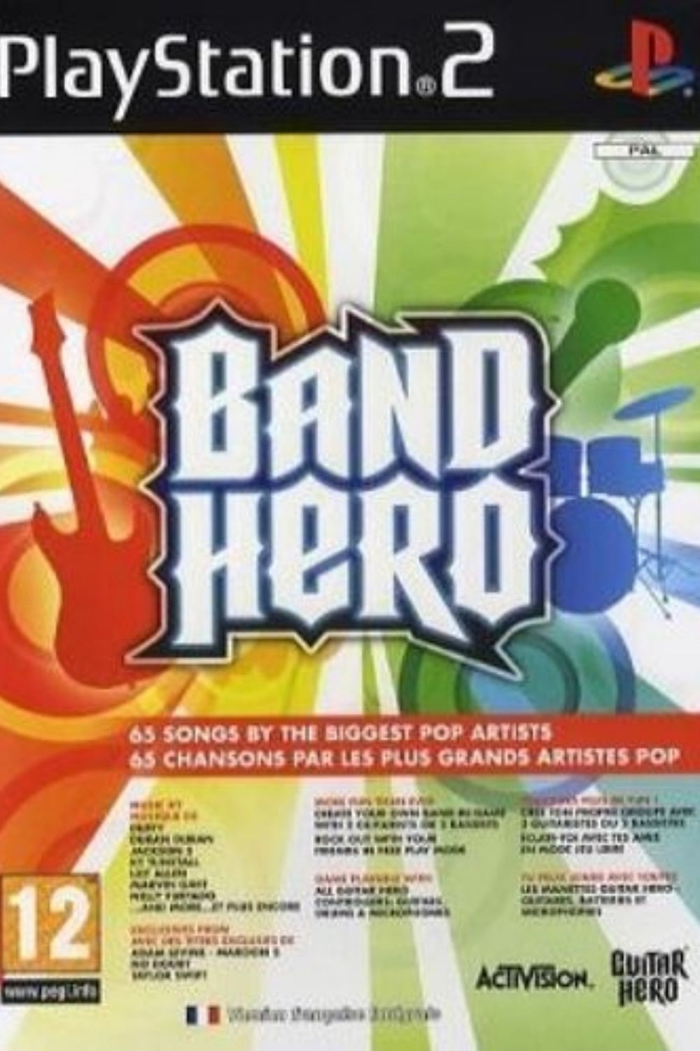 Jeu PS2 - BAND HERO