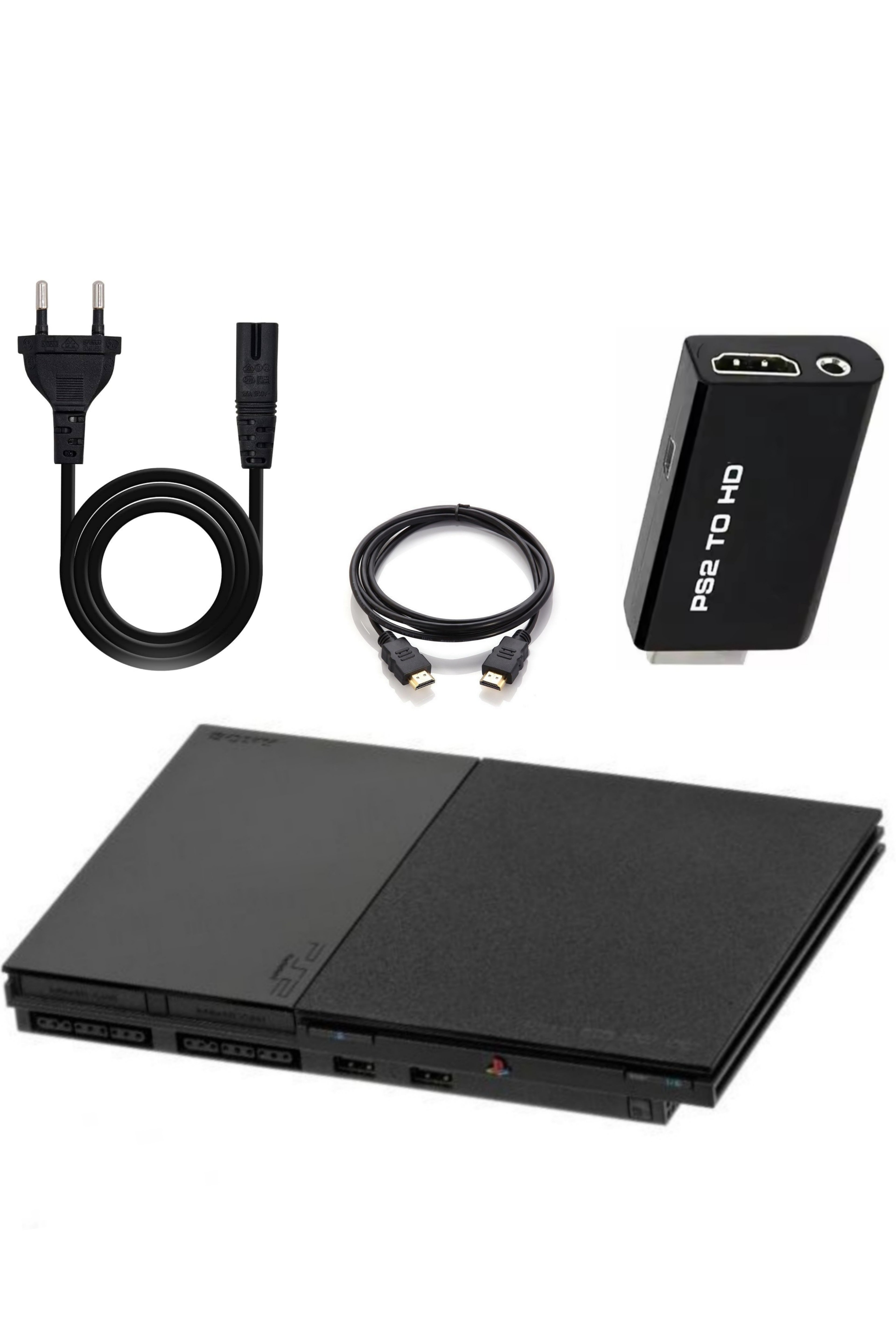 Console PlayStation 2 (PS2) SLIM Noire SATIN (V.2•90000)