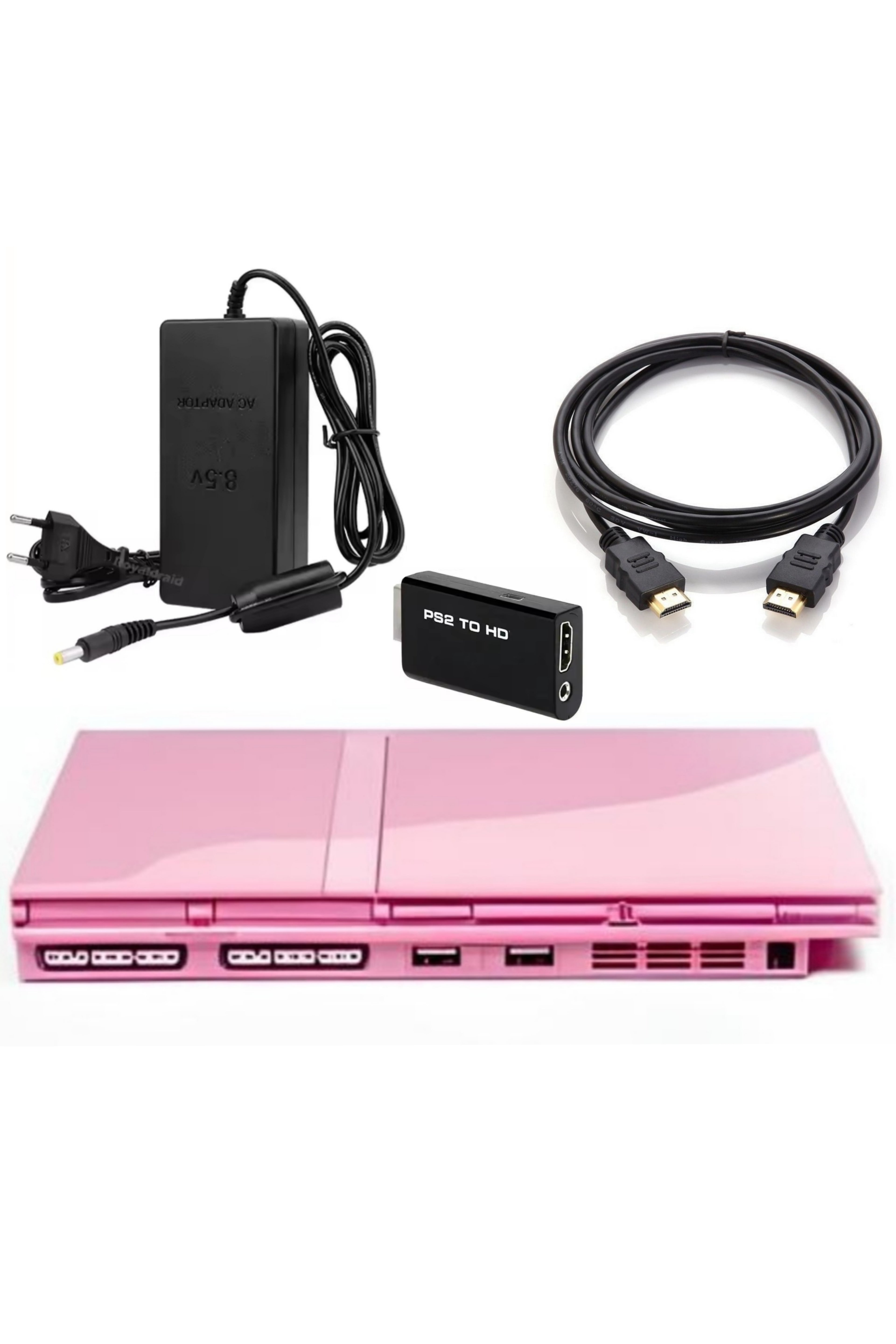 Console PlayStation 2 (PS2) SLIM Rose (Pink)