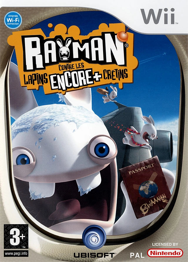 Jeu Wii - RAYMAN Contre Les LAPINS ENCORE + CRÉTINS