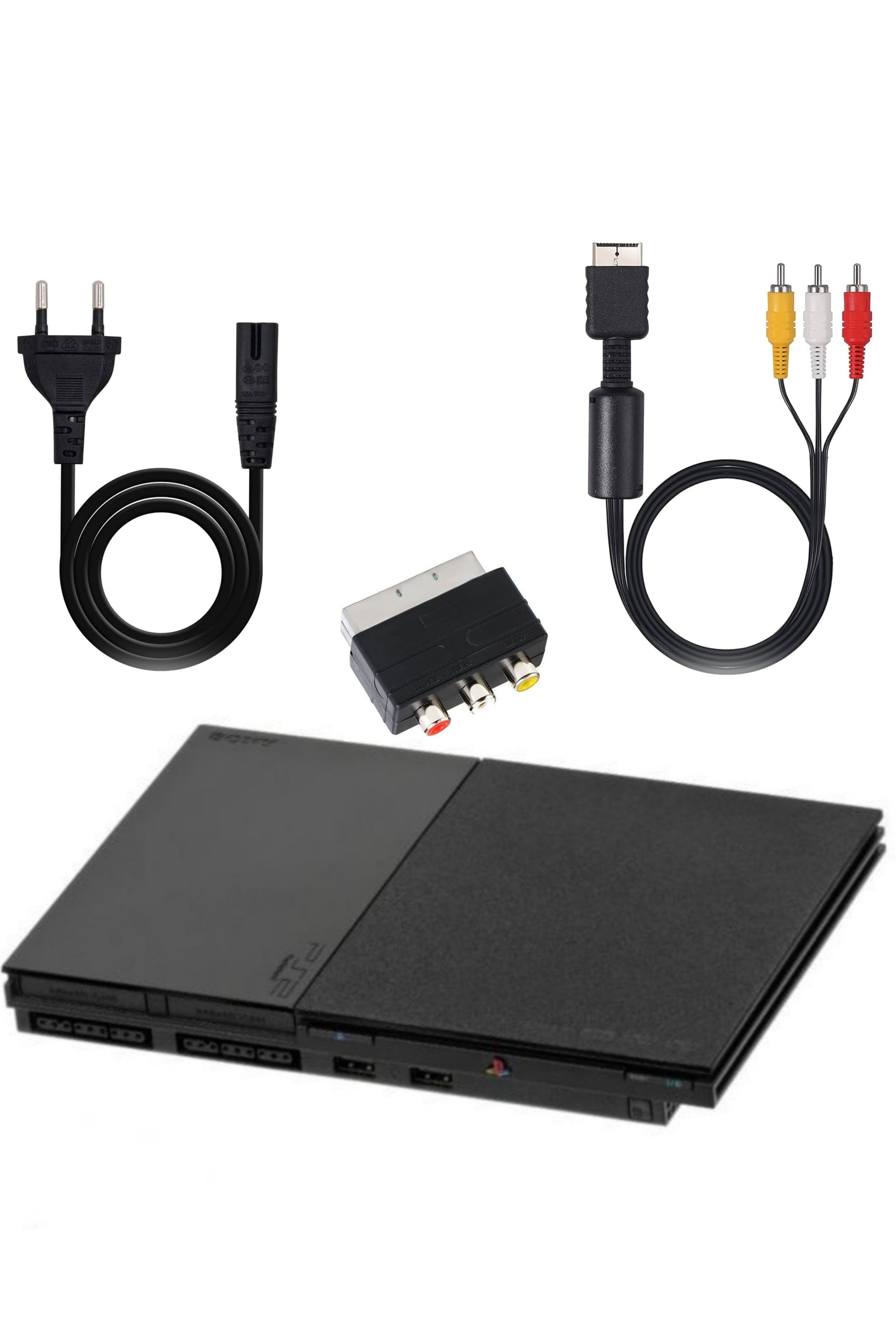 Console PlayStation 2 (PS2) SLIM Noire SATIN (V.2•90000)