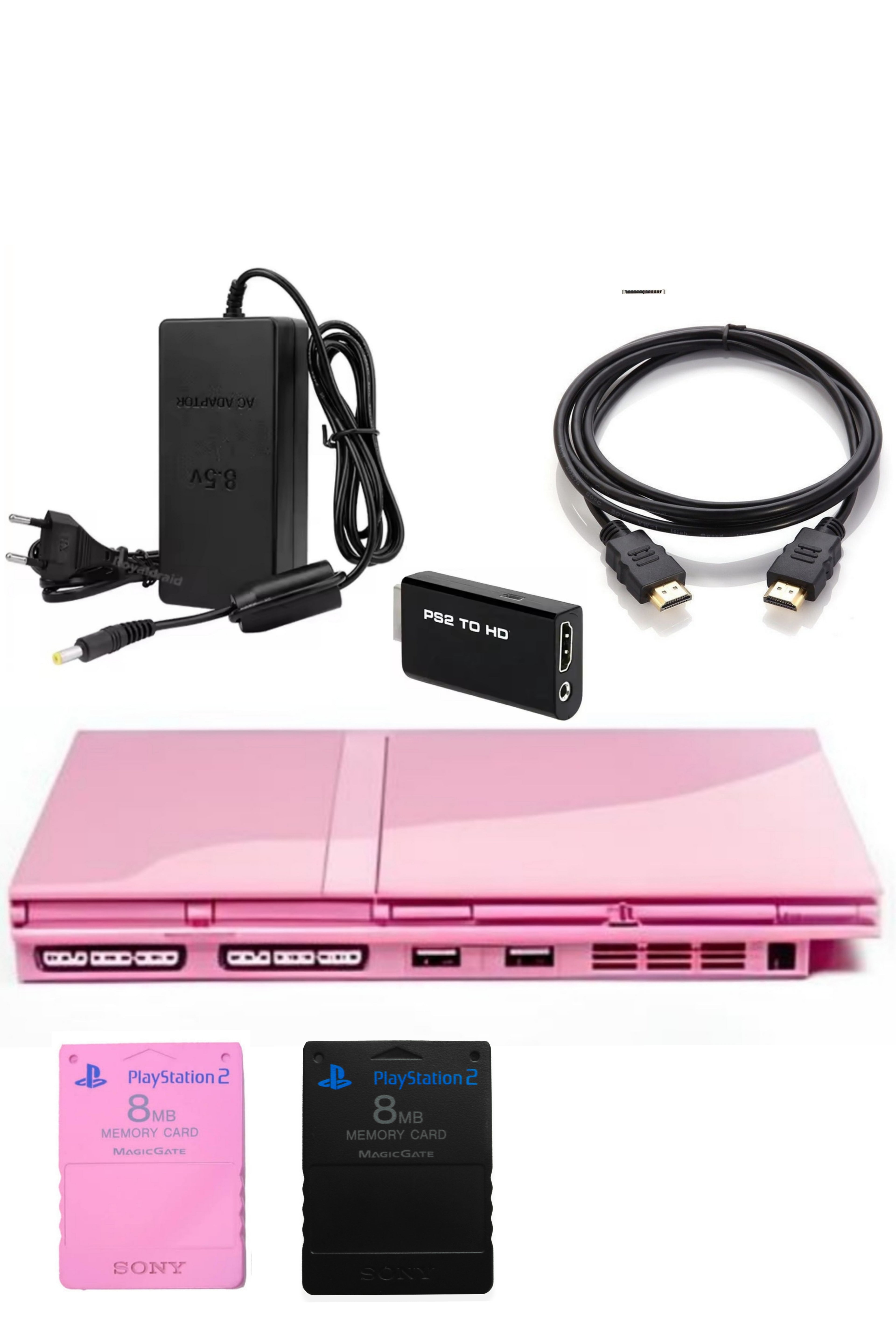 Console PlayStation 2 (PS2) SLIM Rose (Pink)