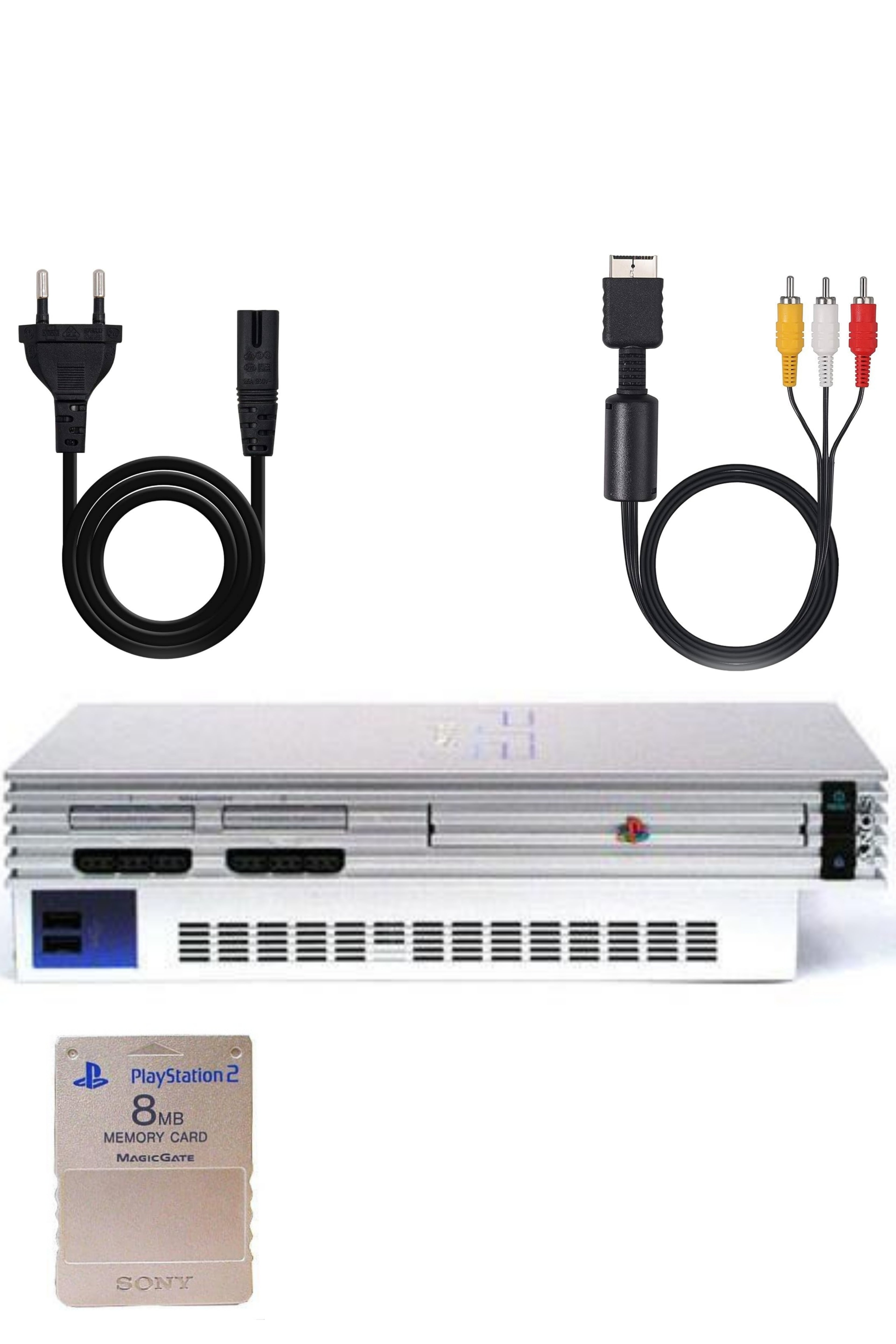 Console PlayStation 2 (PS2) FAT Grise (Silver)