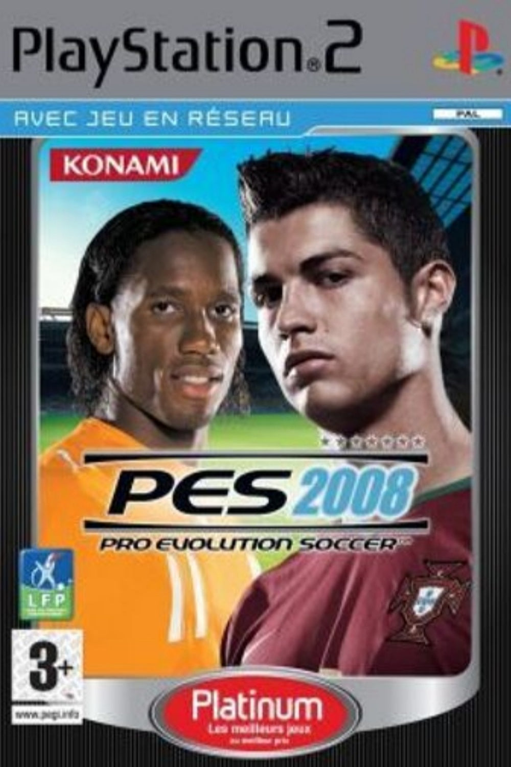 Jeu PS2 - PES / Pro Évolution Soccer 2008 (Platinum)