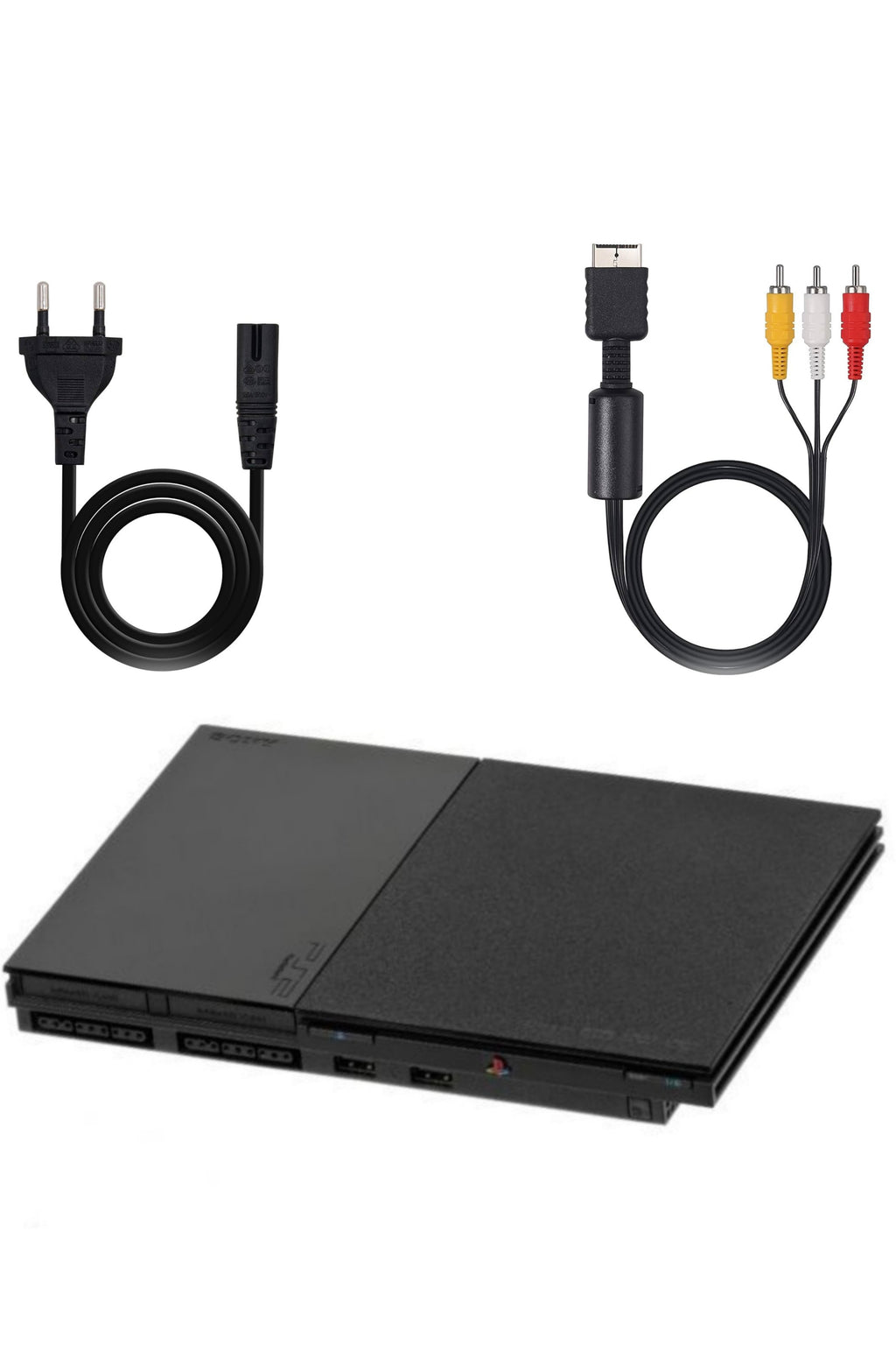 Console PlayStation 2 (PS2) SLIM Noire SATIN (V.2•90000)