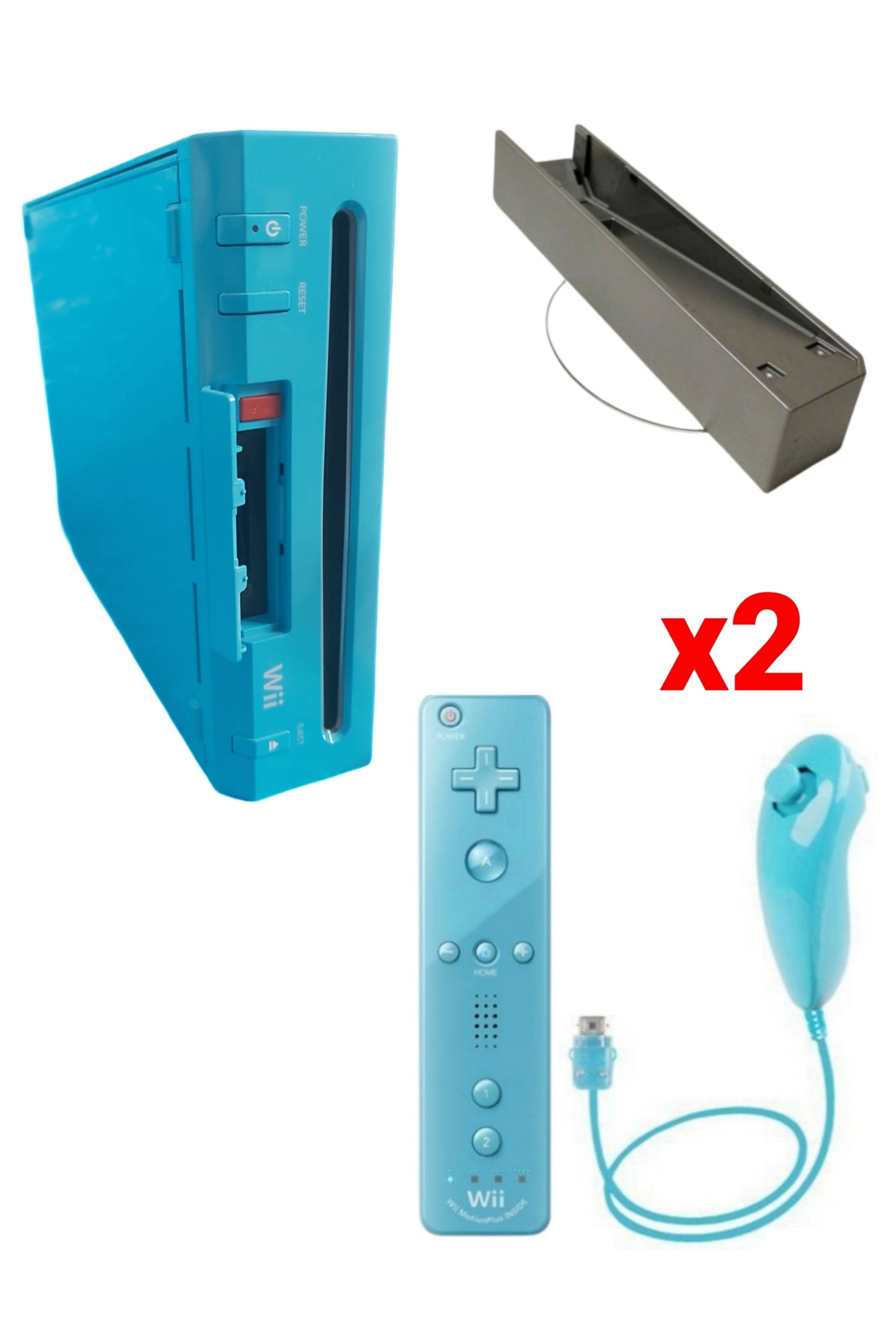 Console Nintendo WII BLEUE (Non Rétro-compatible Gamecube)