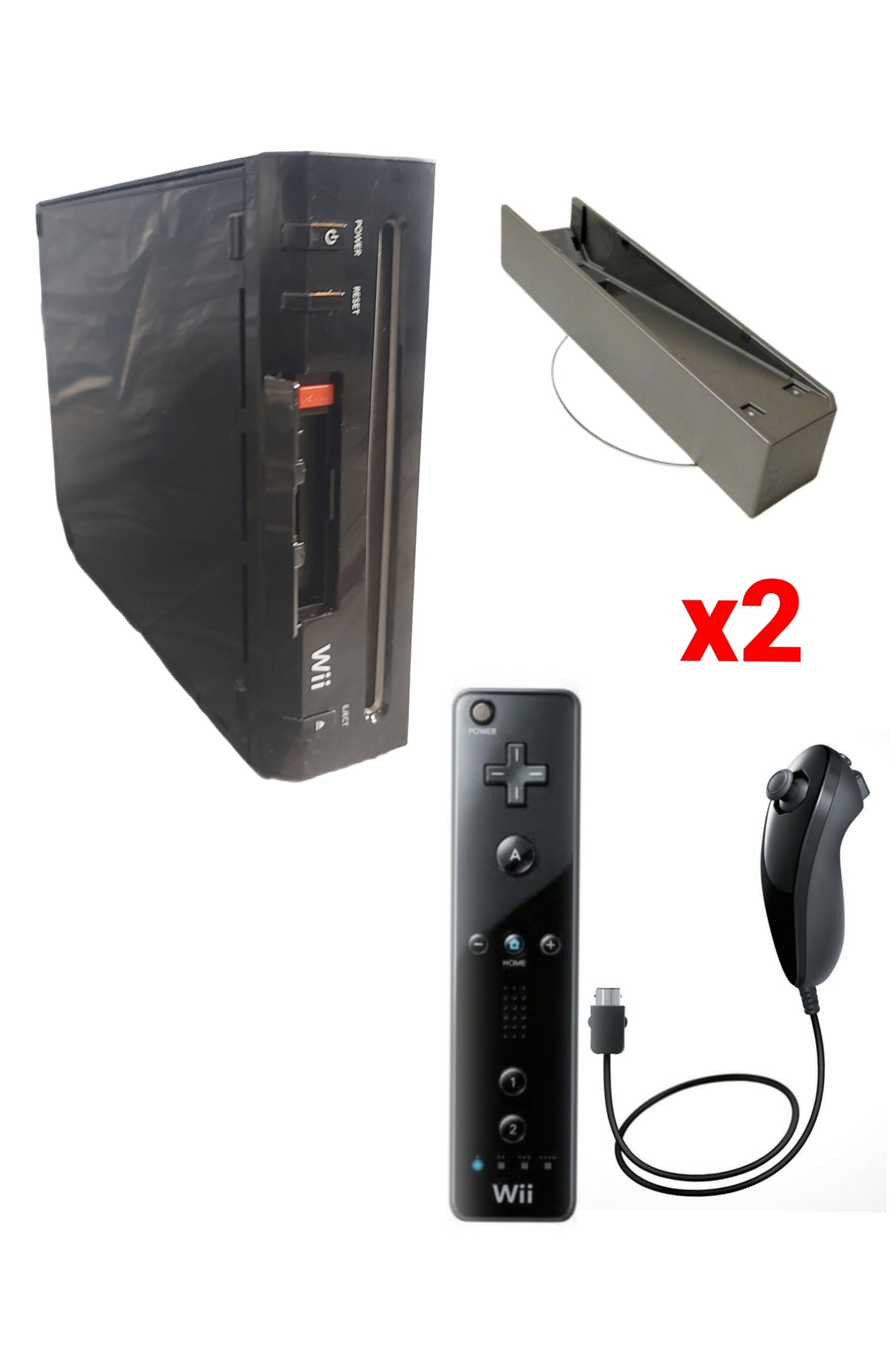 Console Nintendo WII NOIRE (Version non rétro-compatible)