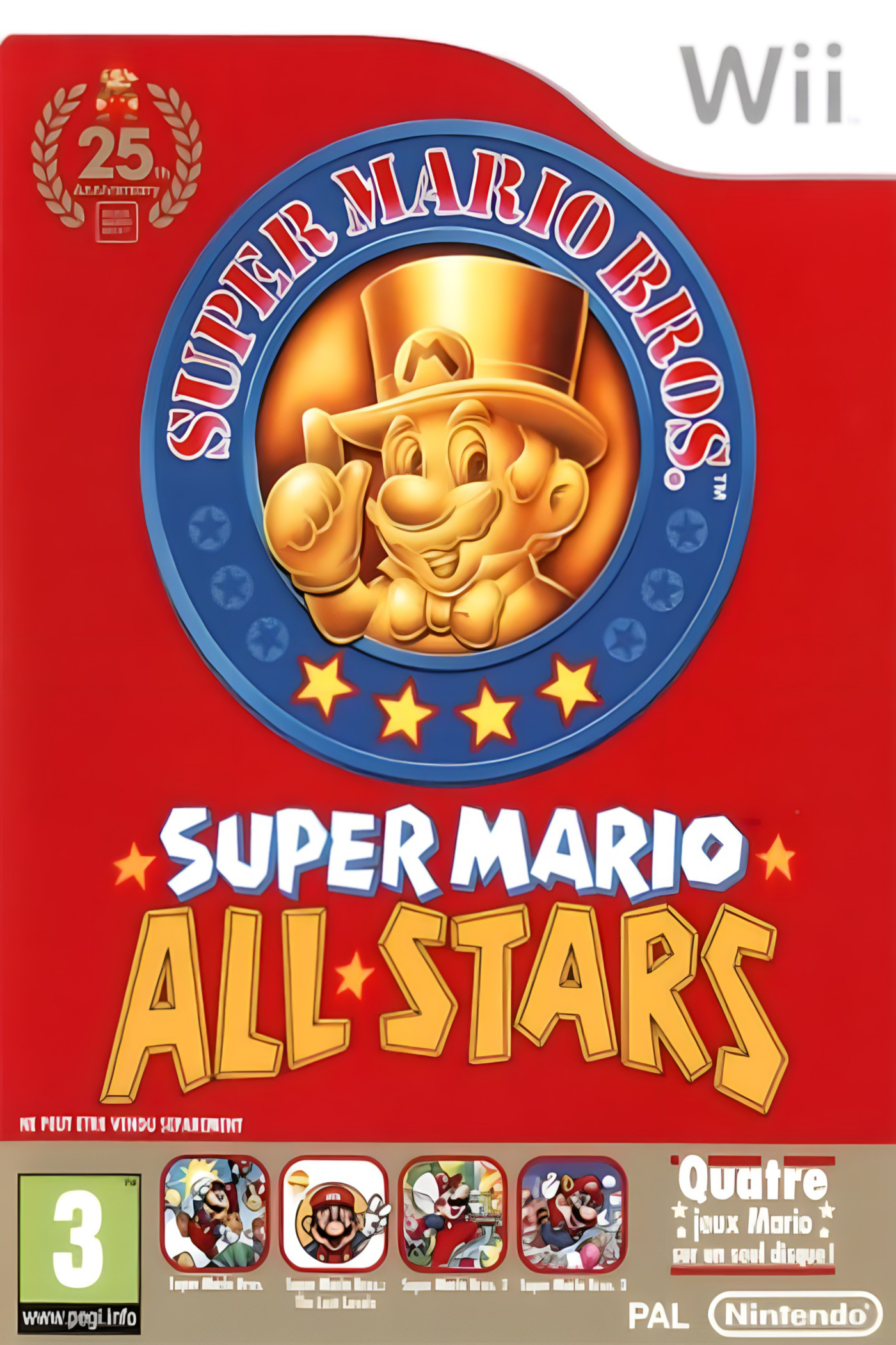 Jeu Wii - SUPER MARIO ALL STARS