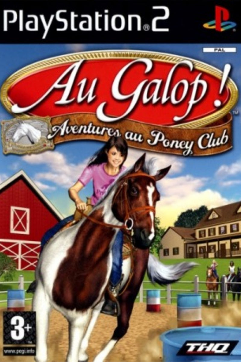 JEU PS2 - AU GALOP ! Aventures au Poney Club