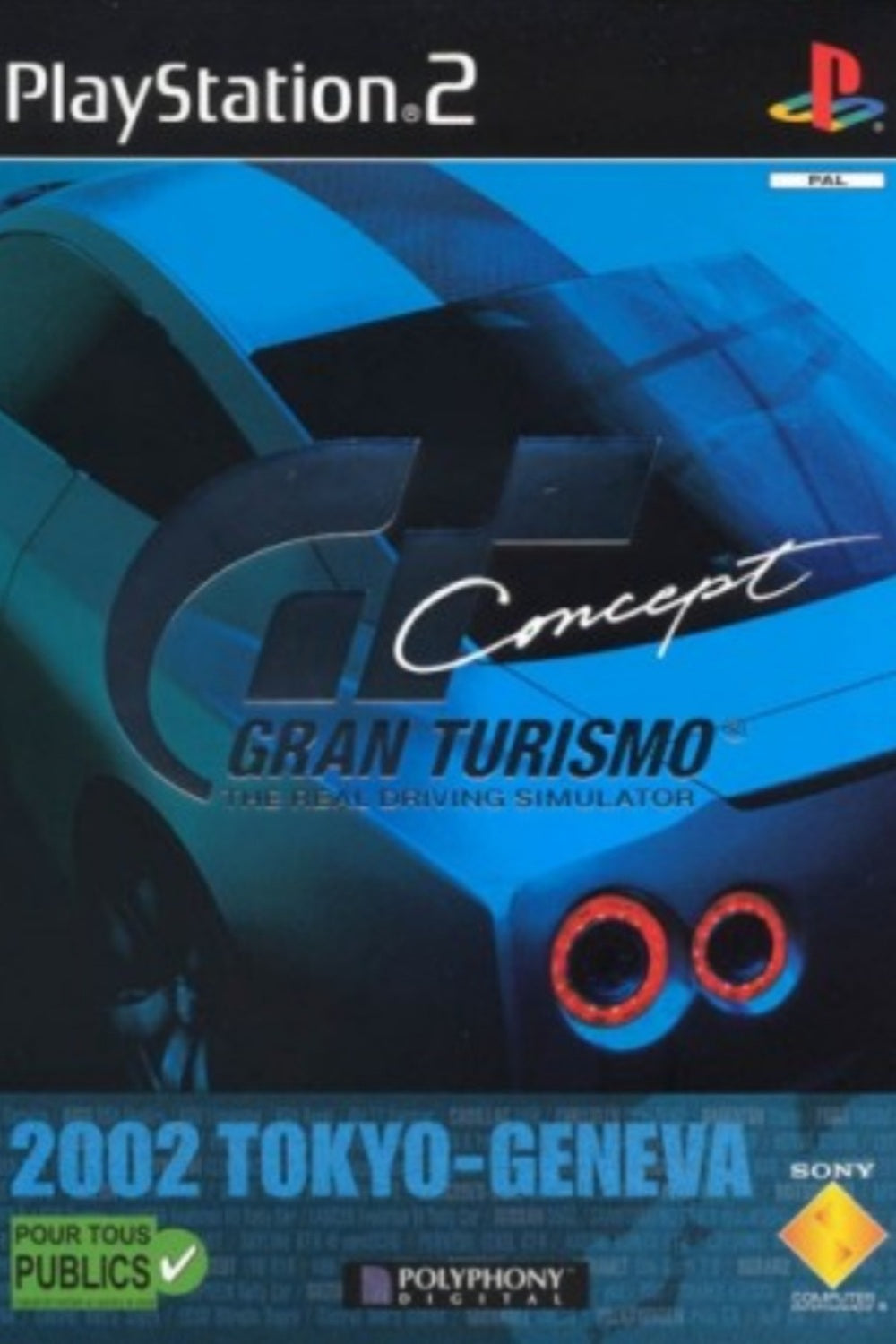 Jeu PS2 - GRAN TURISMO Concept : 2002 Tokyo-Geneva