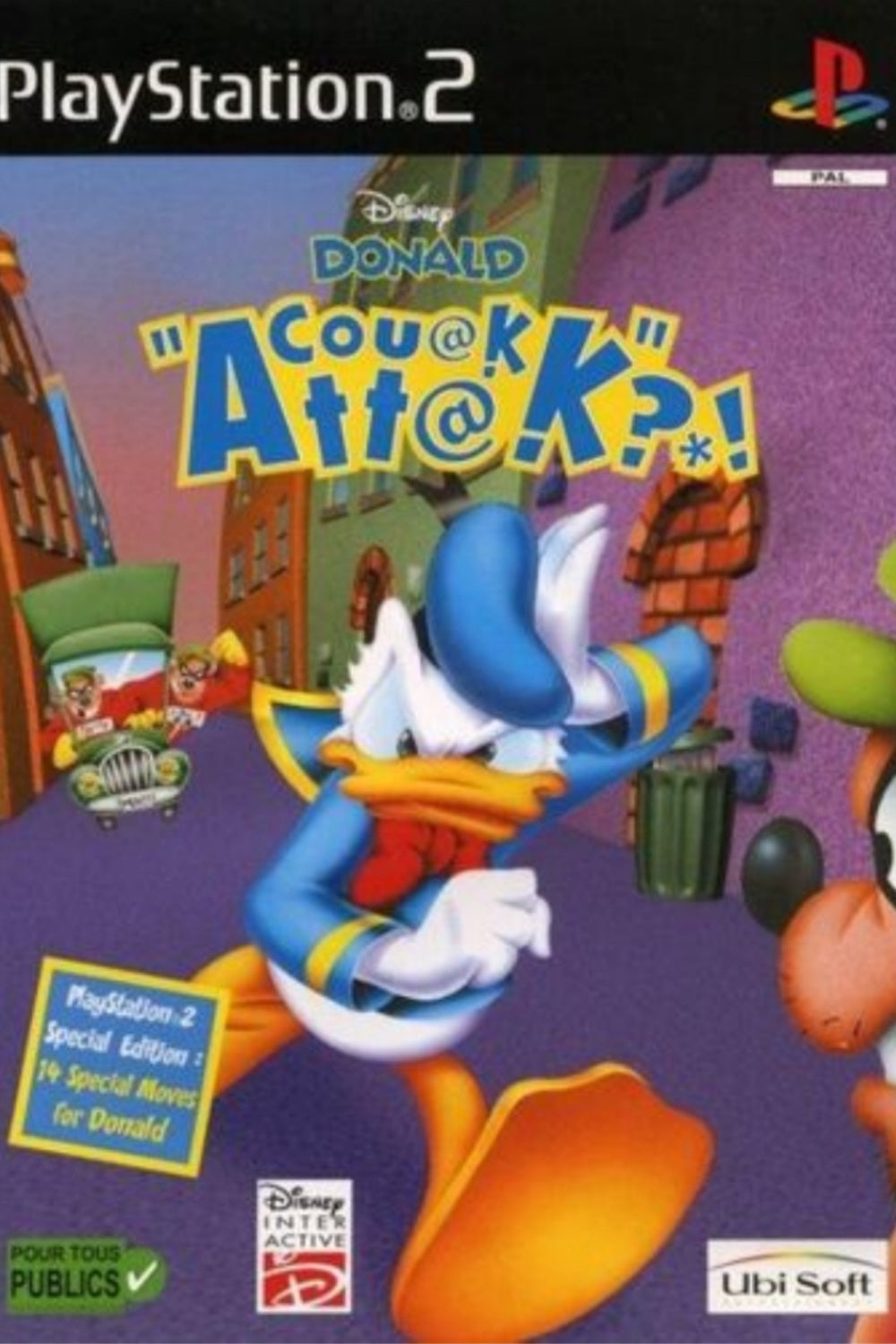 Jeu PS2 - DONALD DUCK : QUACK ATTACK