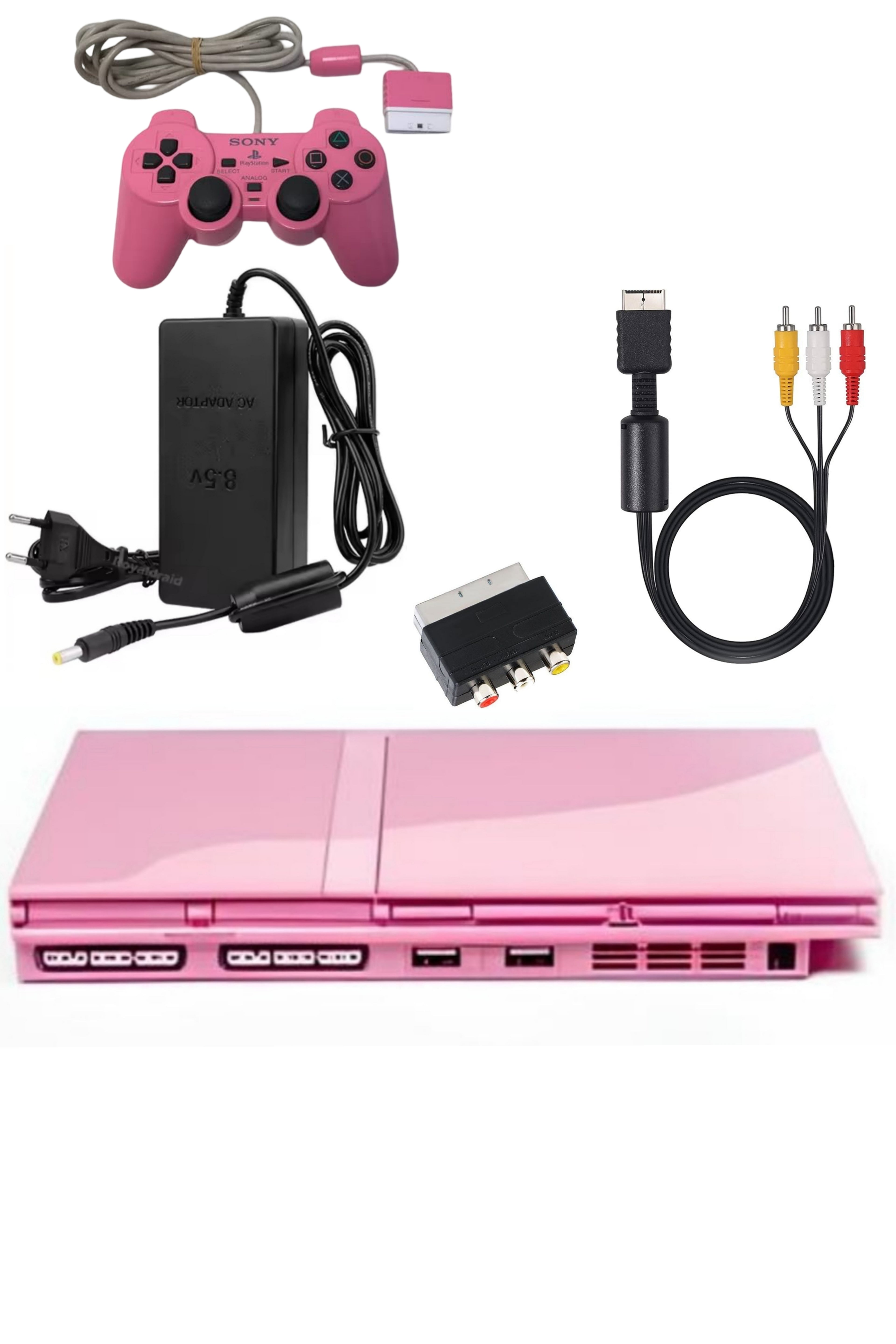 Console PlayStation 2 (PS2) SLIM Rose (Pink)