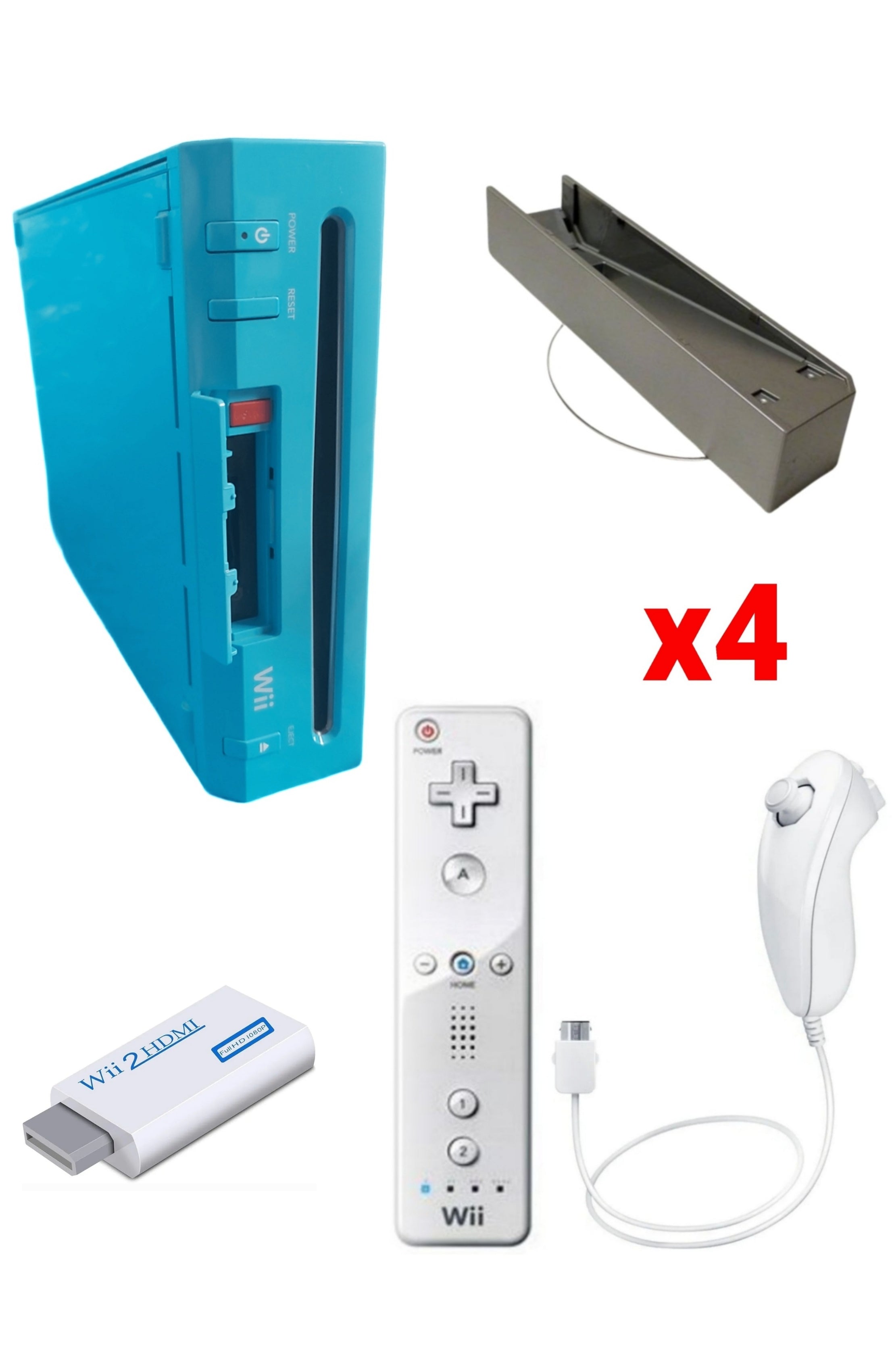 Console Nintendo WII BLEUE (Non Rétro-compatible Gamecube)