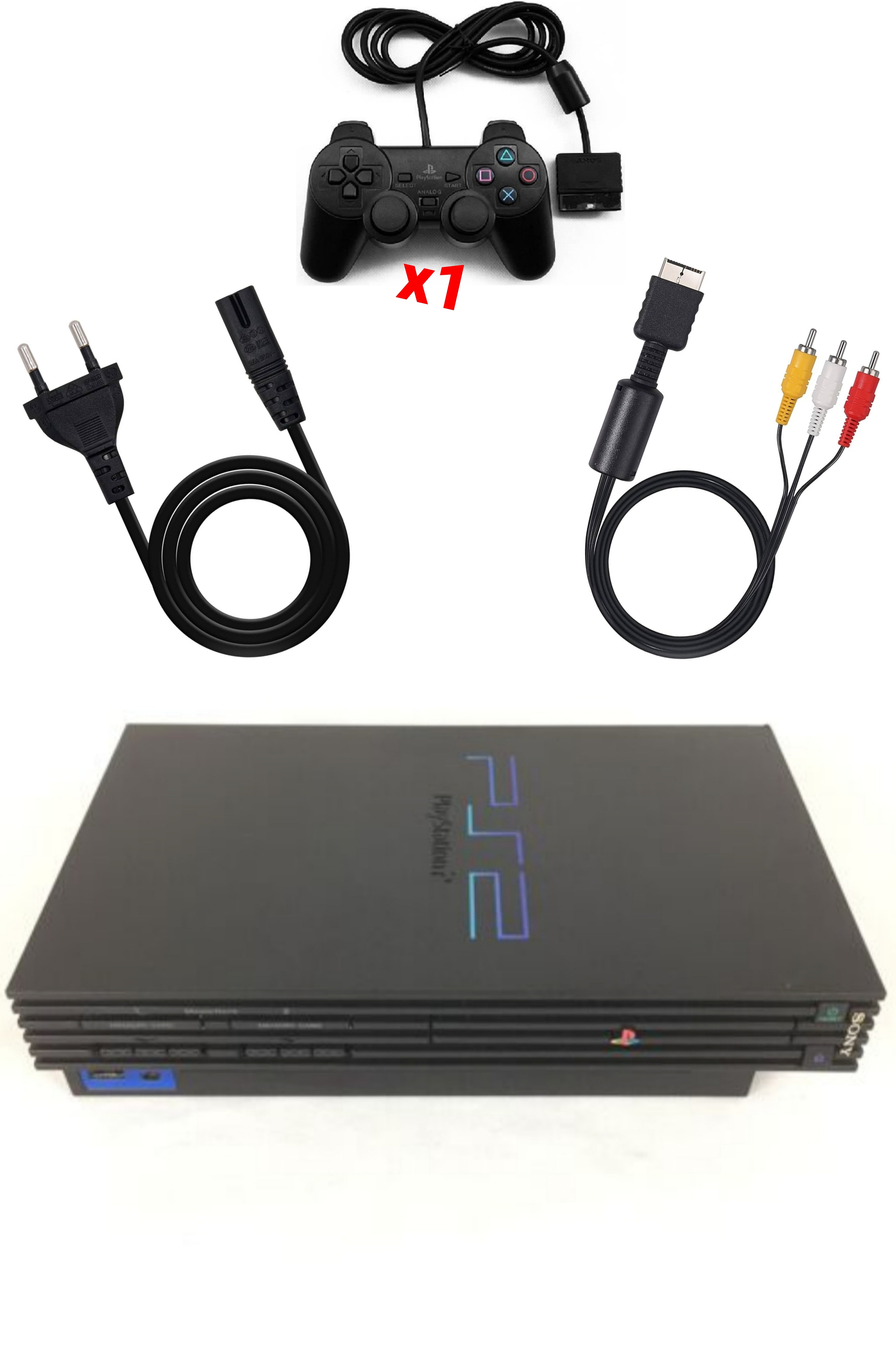 Console PlayStation 2 (PS2) FAT Noire