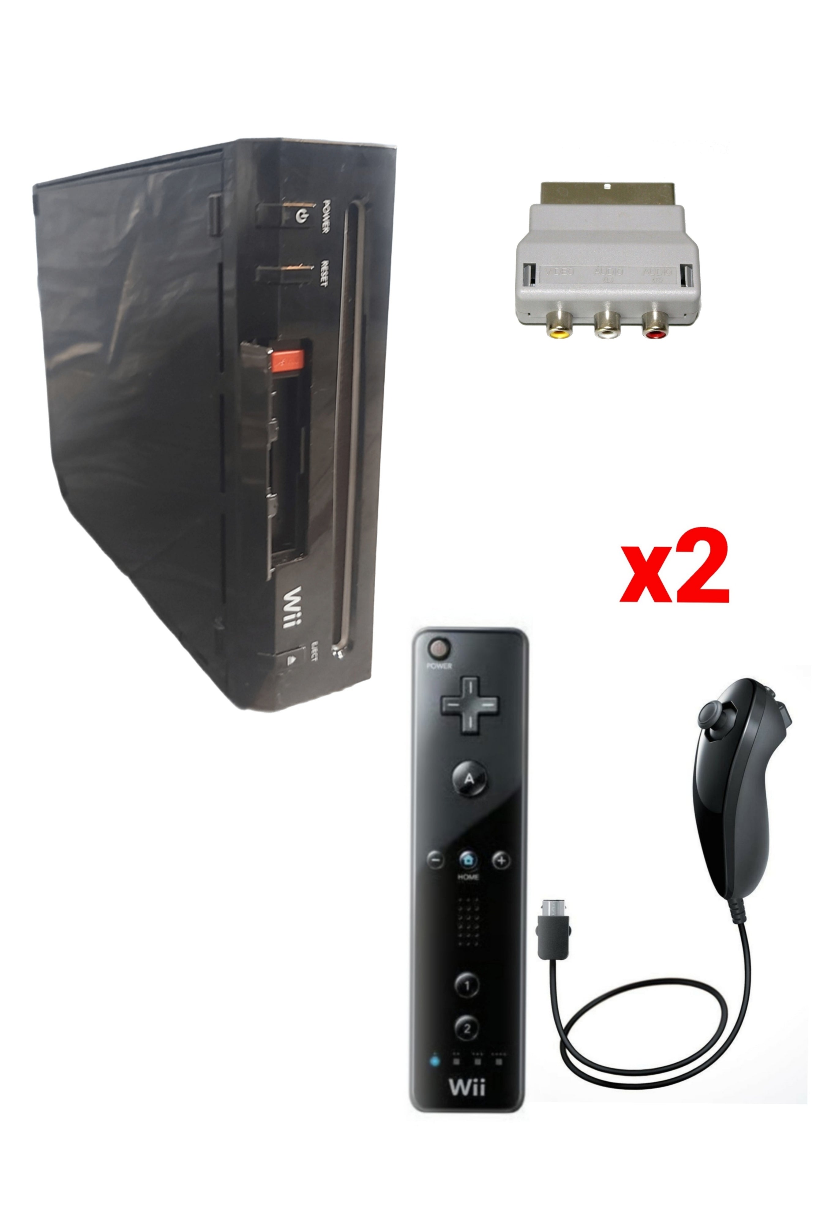 Console Nintendo WII NOIRE (Version non rétro-compatible)