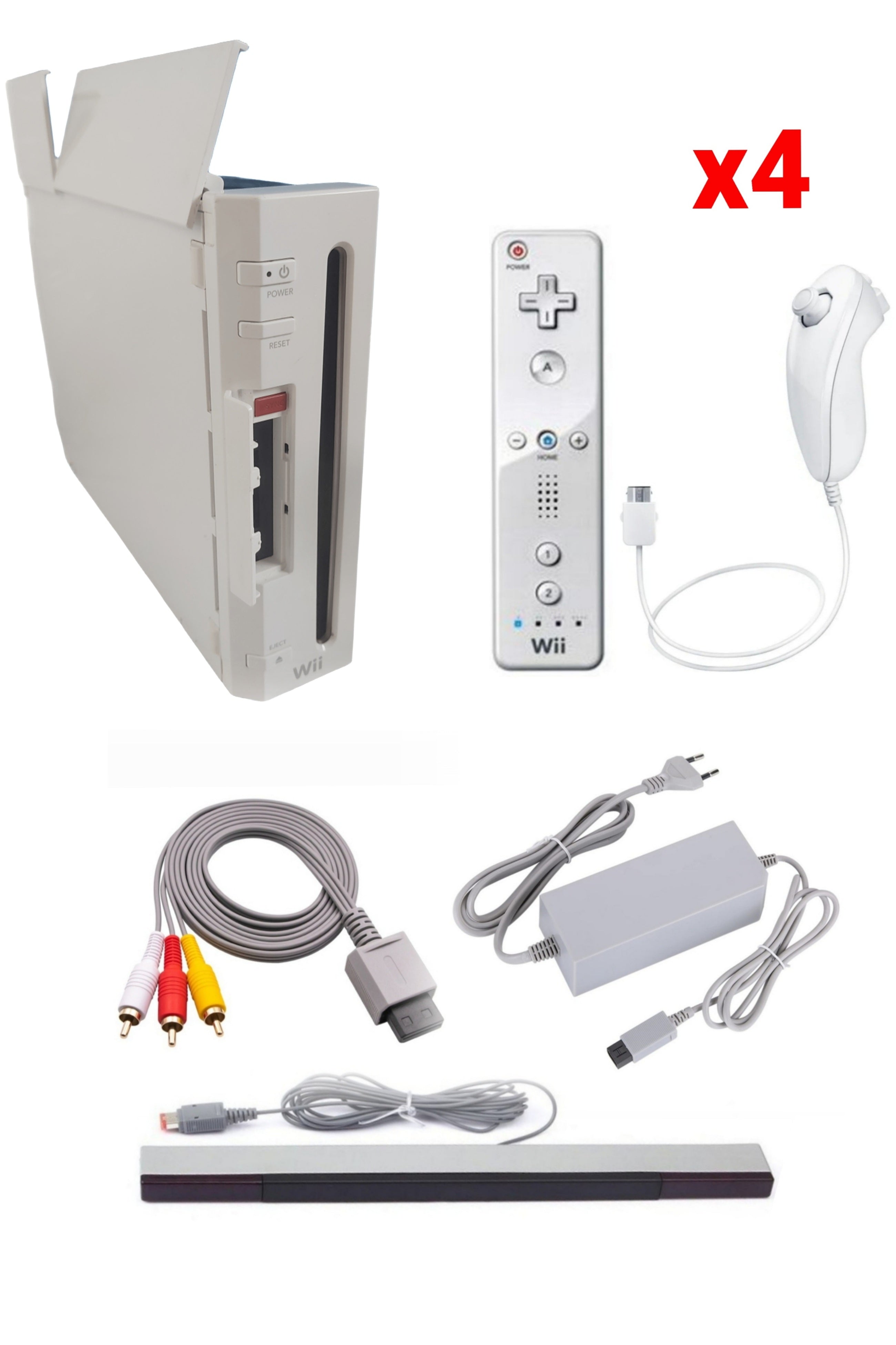 Console Nintendo WII BLANCHE (Version rétro-compatible Gamecube)