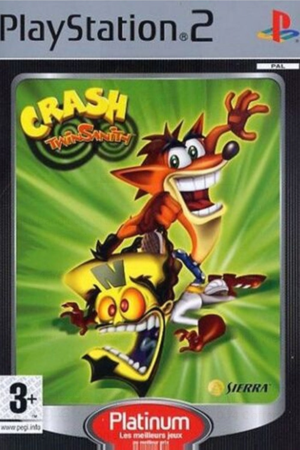 Jeu PS2 - CRASH BANDICOOT : TWINSANITY (Platinum)