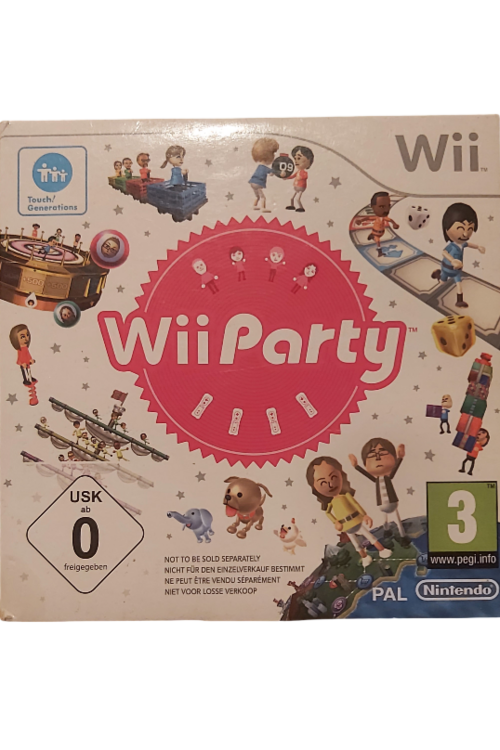 Jeu Wii - WII PARTY (Jaquette Carrée)