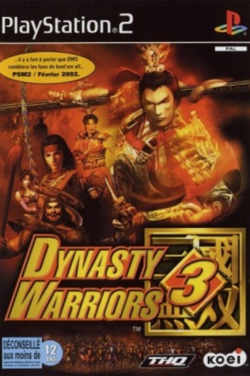 Jeu PS2 - DYNASTY WARRIORS 3