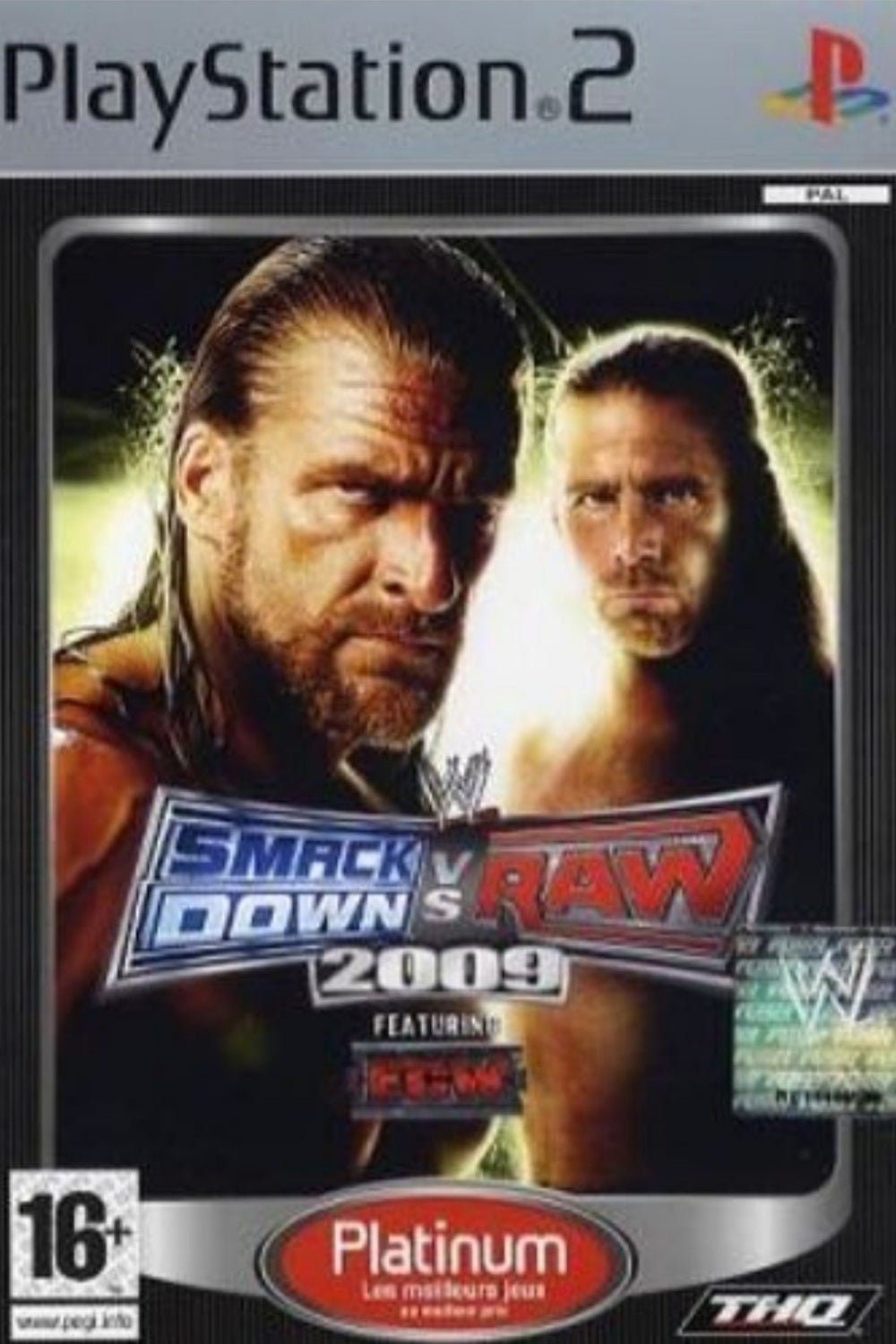 Jeu PS2 - WWE : Smack Down VS Raw 2009 (Platinum)