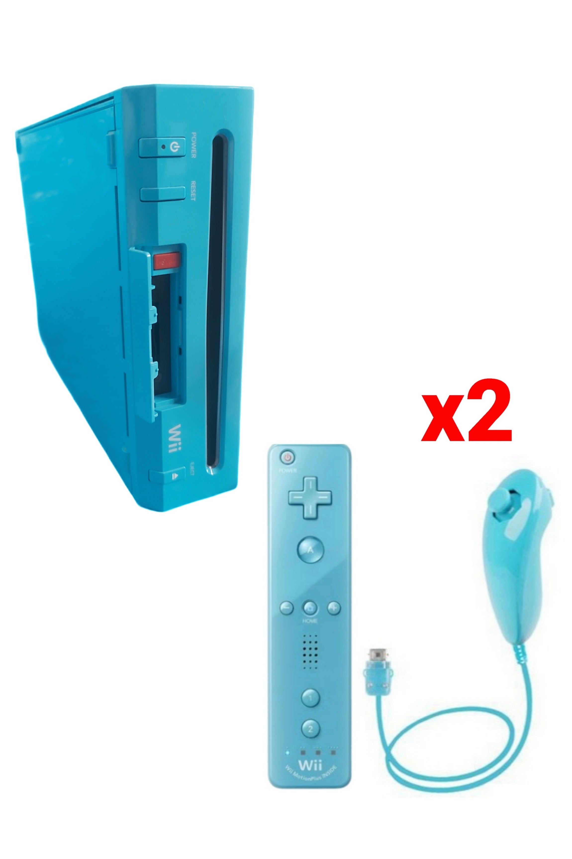 Console Nintendo WII BLEUE (Non Rétro-compatible Gamecube)
