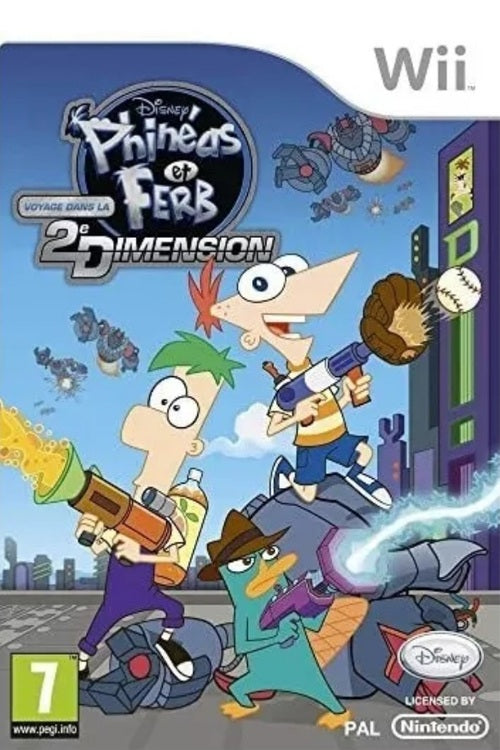 Jeu Wii - PHINEAS ET FERB : Voyage Dans La 2ème Dimension