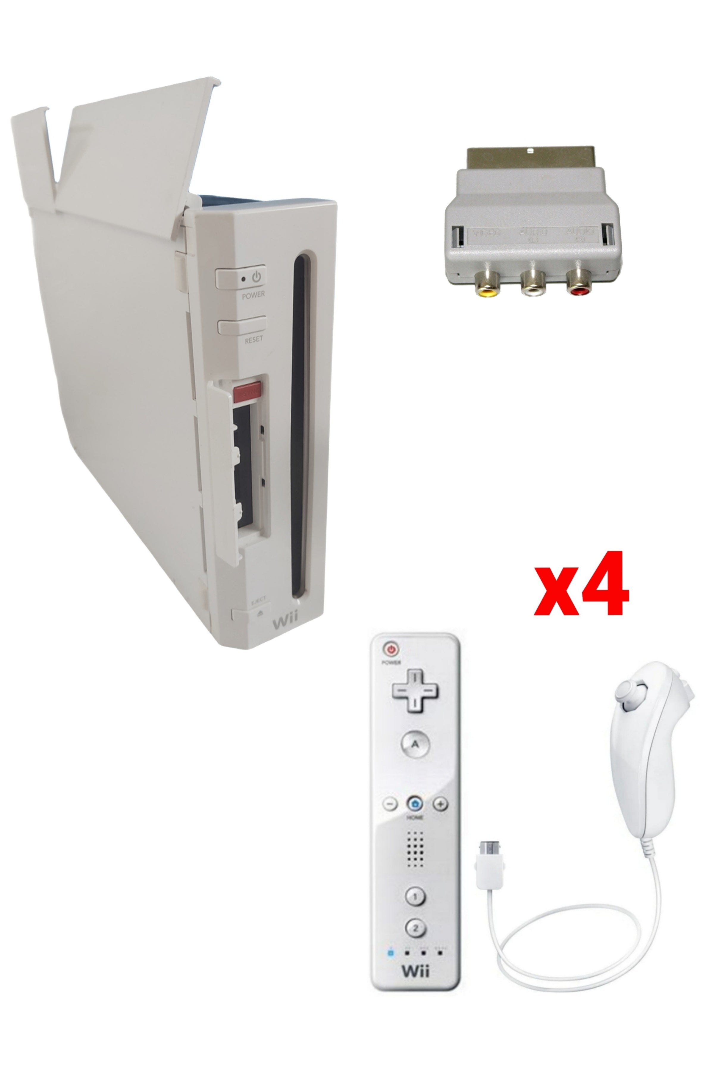 Console Nintendo WII BLANCHE (Version rétro-compatible Gamecube)