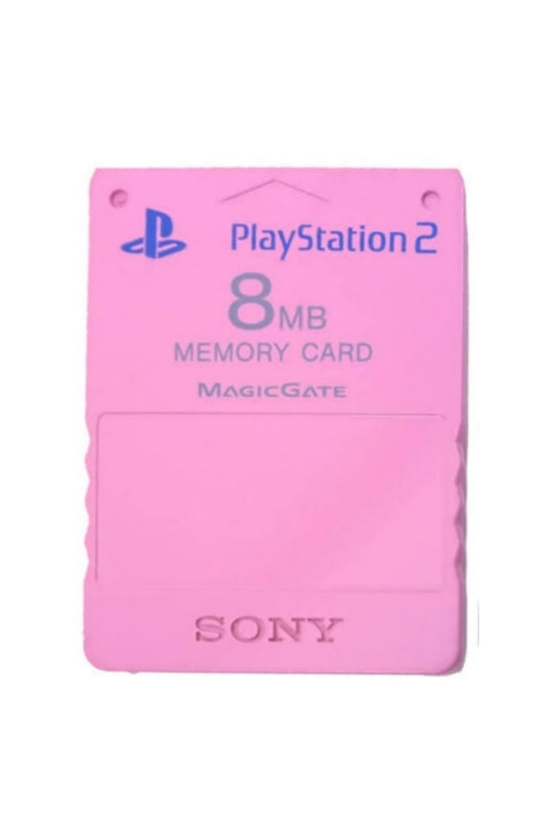 Carte Mémoire PlayStation 2 (PS2) Magic Gate 8MB Rose (Pink)