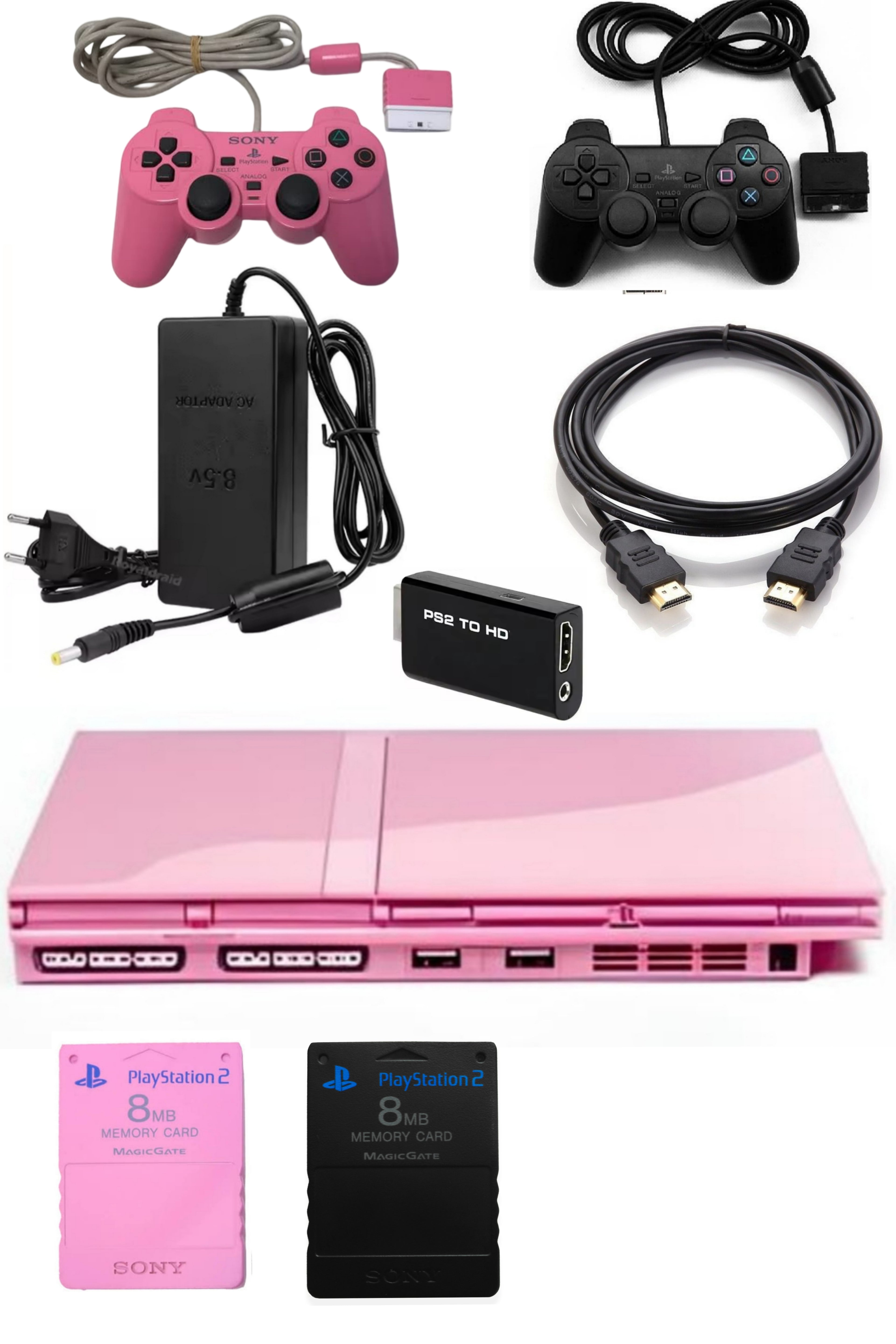 Console PlayStation 2 (PS2) SLIM Rose (Pink)