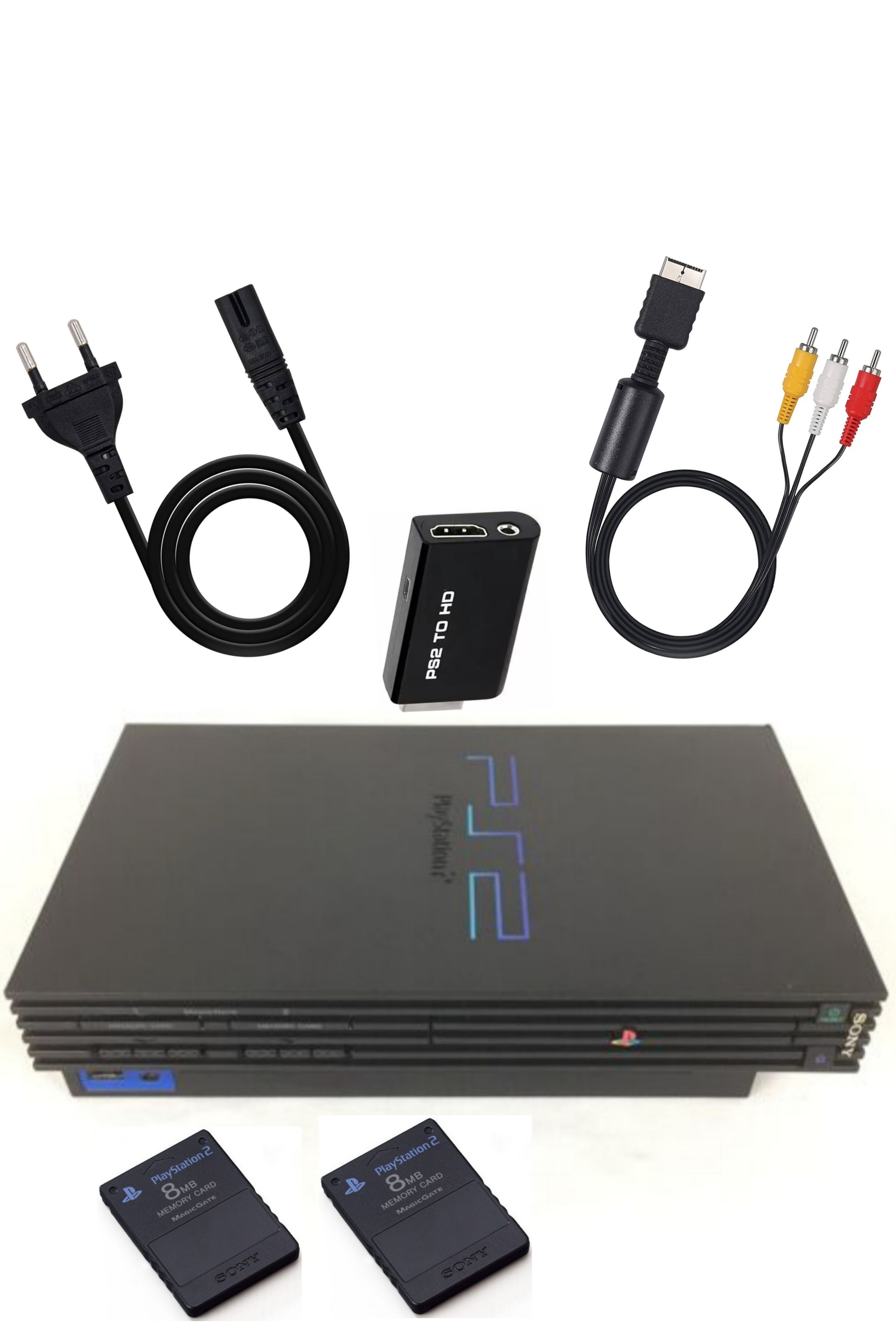 Console PlayStation 2 (PS2) FAT Noire