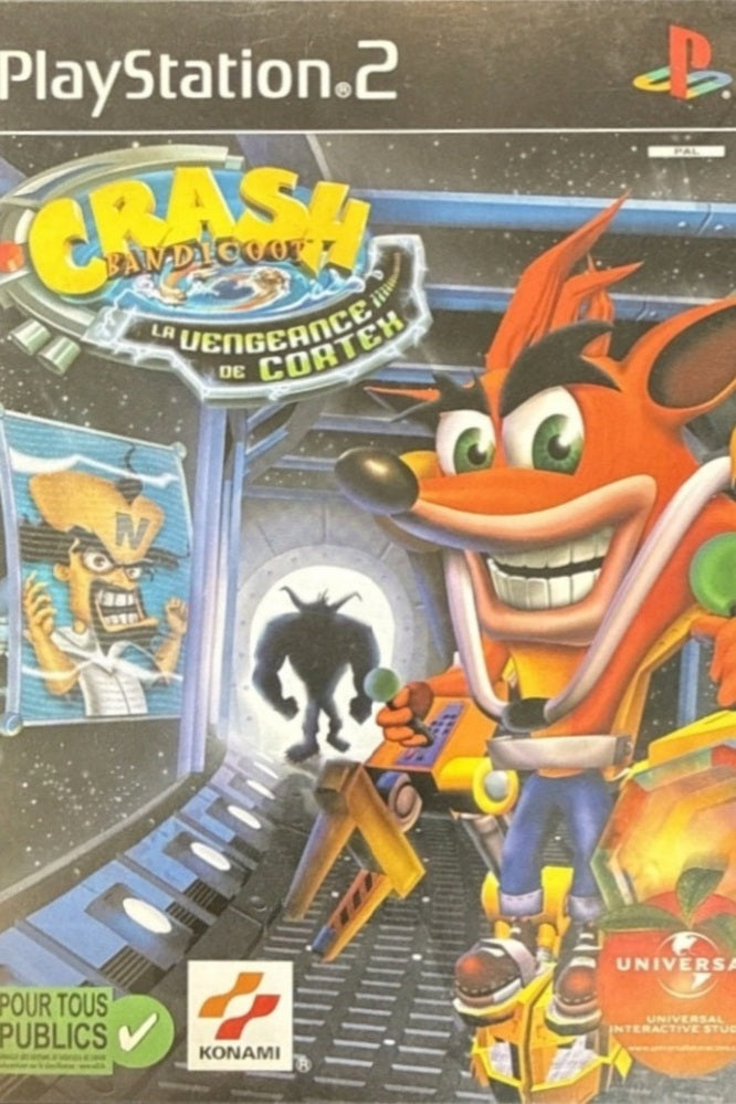 Jeu PS2 - CRASH BANDICOOT : LA VENGEANCE DE CORTEX