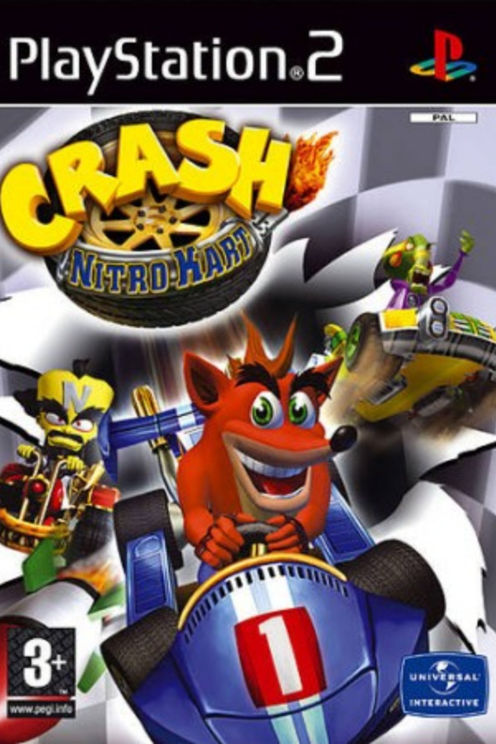 Jeu PS2 - CRASH BANDICOOT : NITRO KART