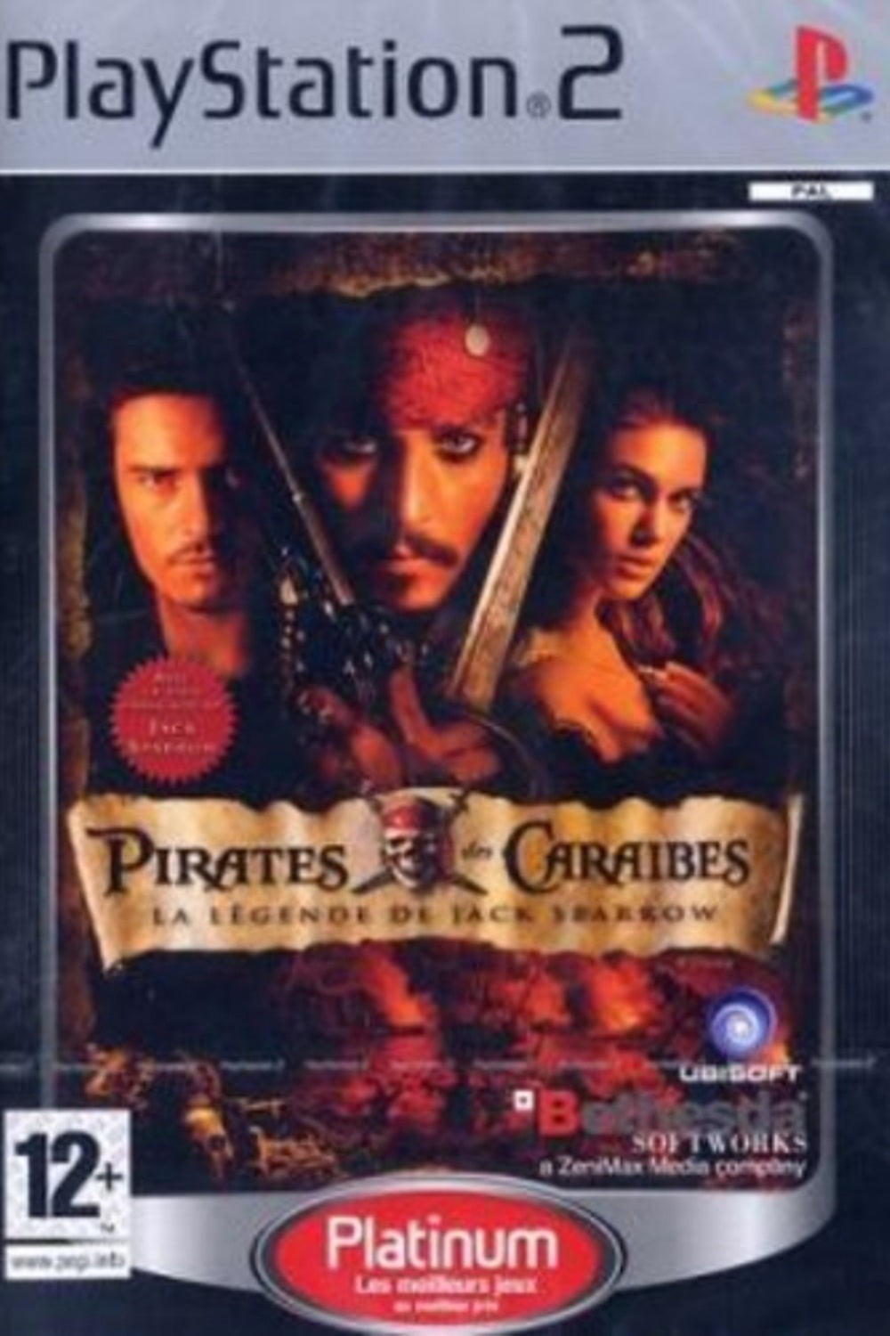 Jeu PS2 - PIRATES DES CARAÏBES : La Légende de Jack Sparrow (Platinum)