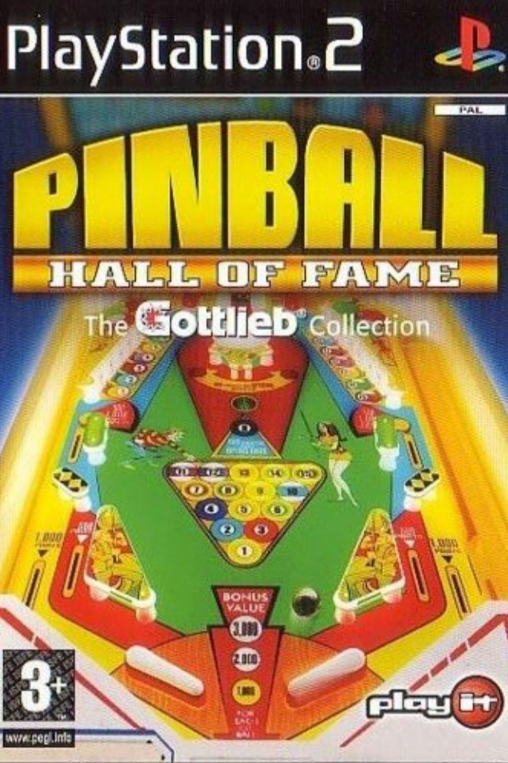 Jeu PS2 - PINBALL : Hall of Fame