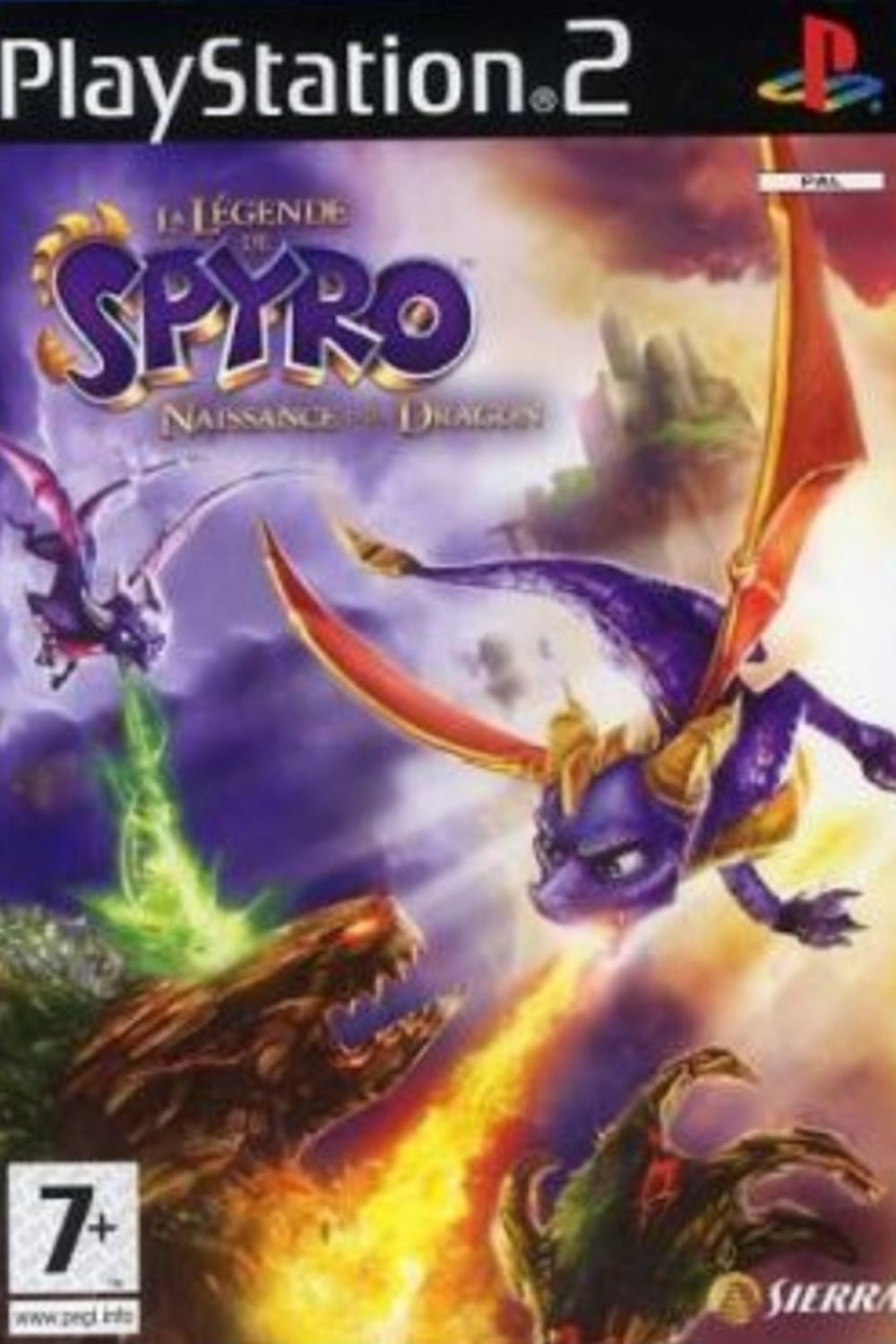 Jeu PS2 - SPYRO : NAISSANCE D'UN DRAGON