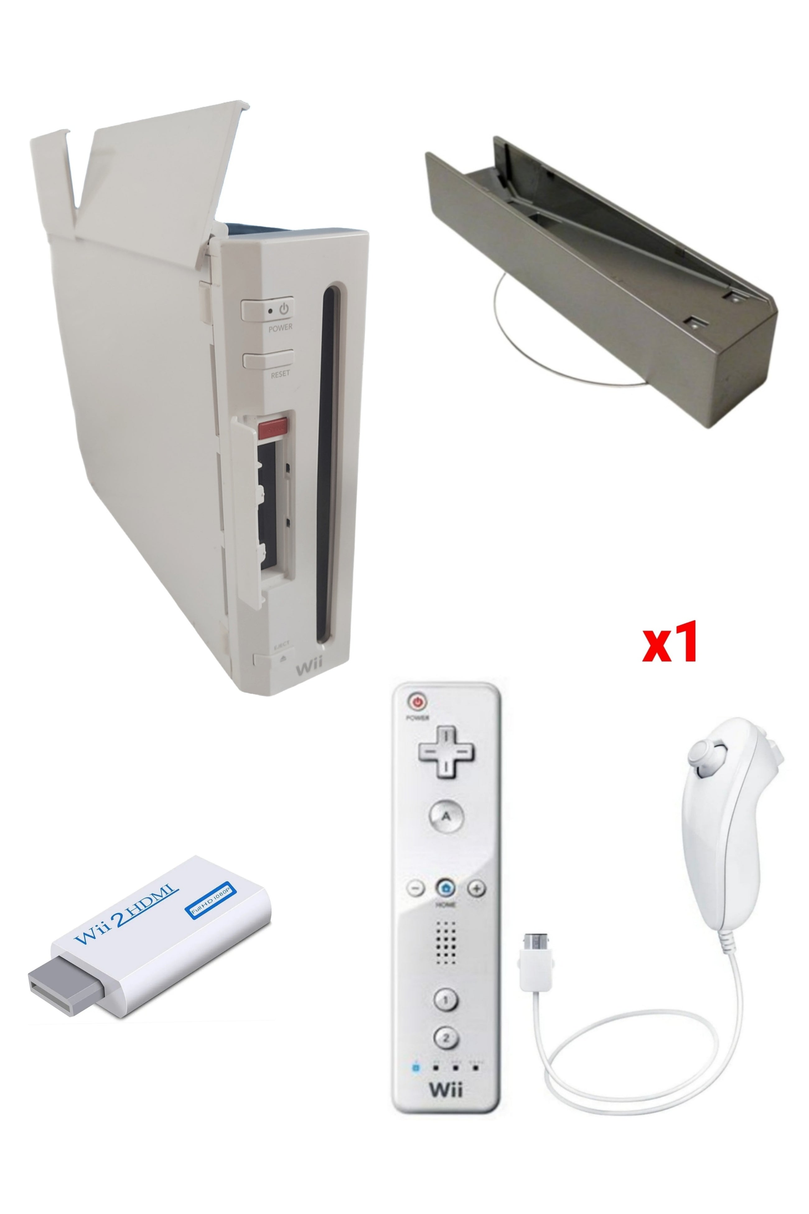 Console Nintendo WII BLANCHE (Version rétro-compatible Gamecube)