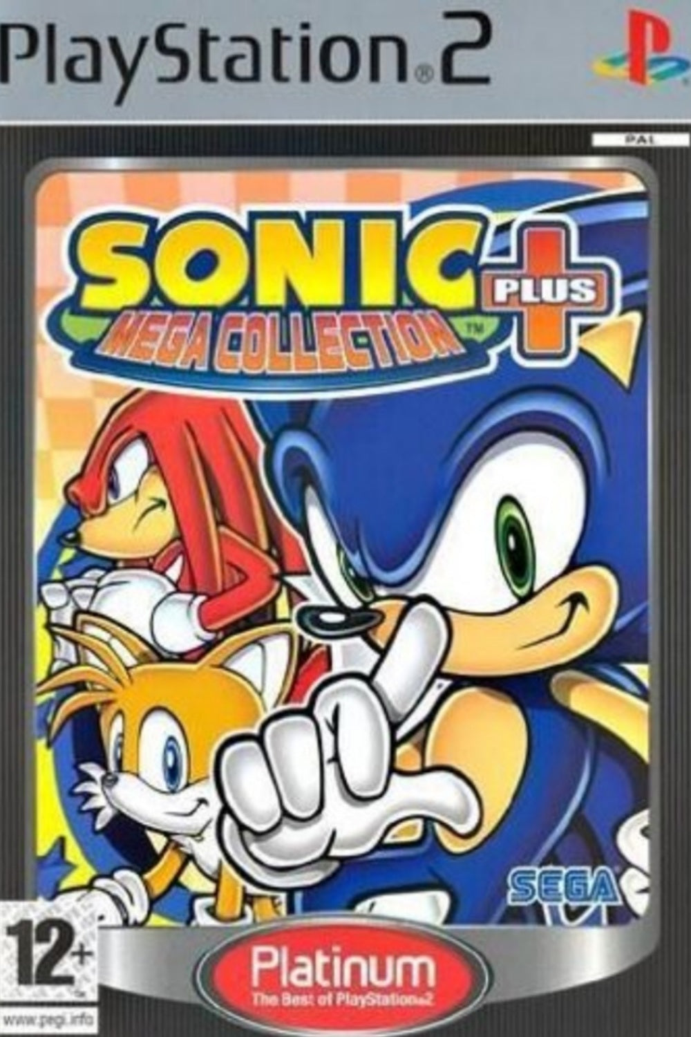 Jeu PS2 - SONIC : MÉGA COLLECTION PLUS (Platinum)
