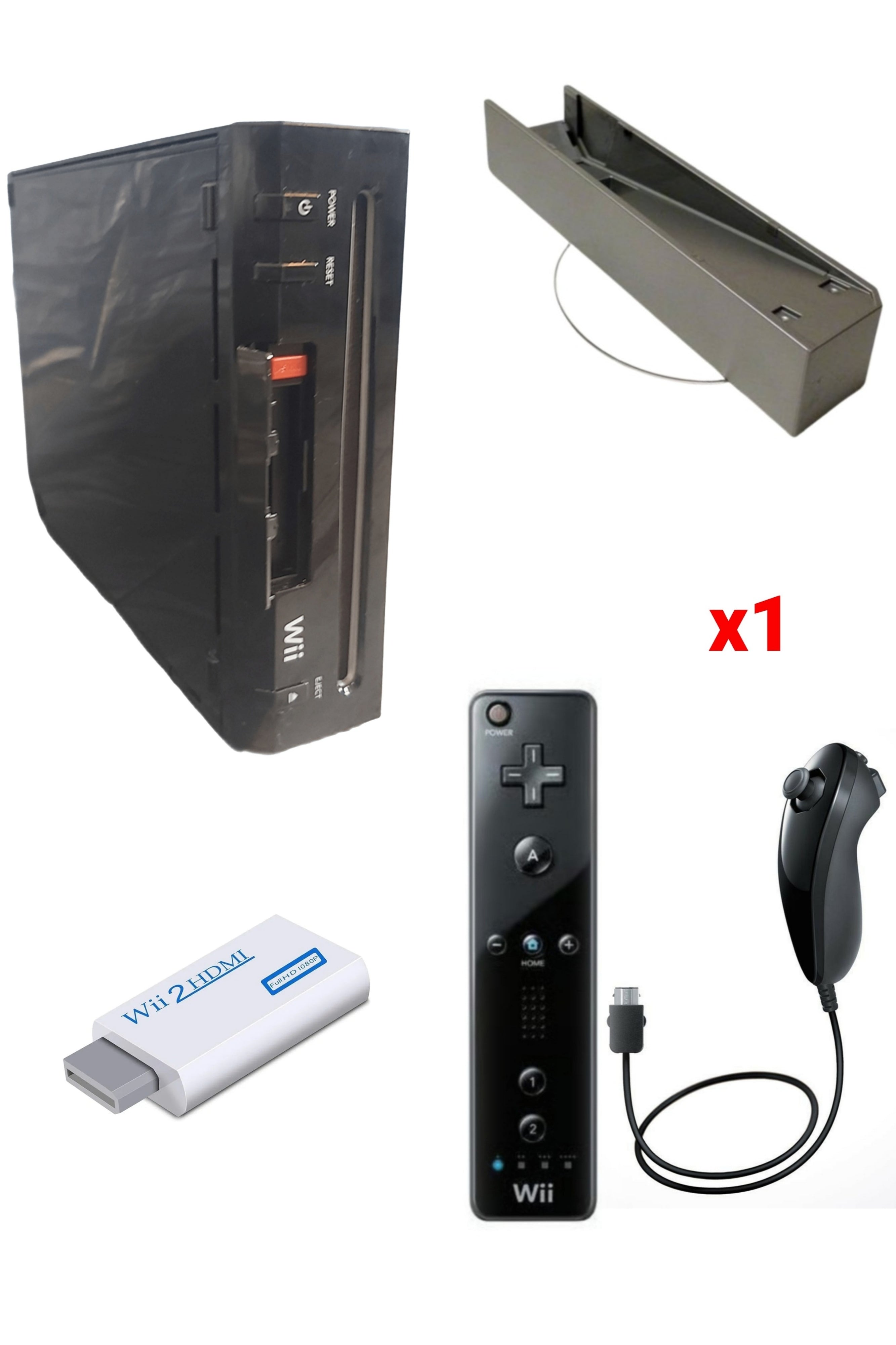 Console Nintendo WII NOIRE (Version non rétro-compatible)