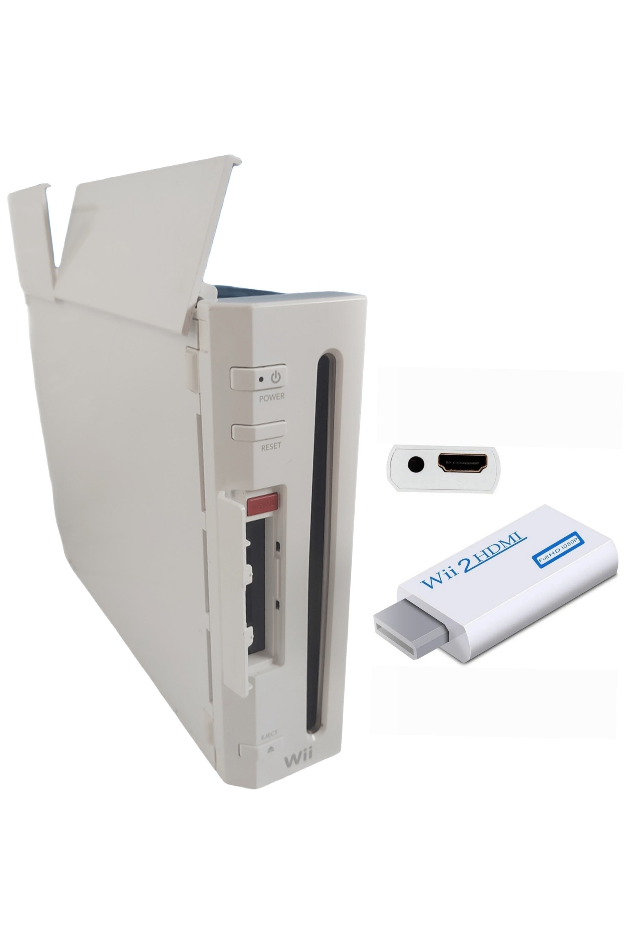 Console Nintendo WII BLANCHE (Version rétro-compatible Gamecube)