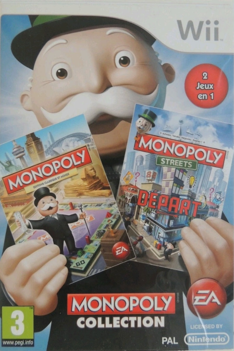 Jeu Wii - MONOPOLY COLLECTION (Édition 2 jeux en 1 : Monoply + Monopoly Street)