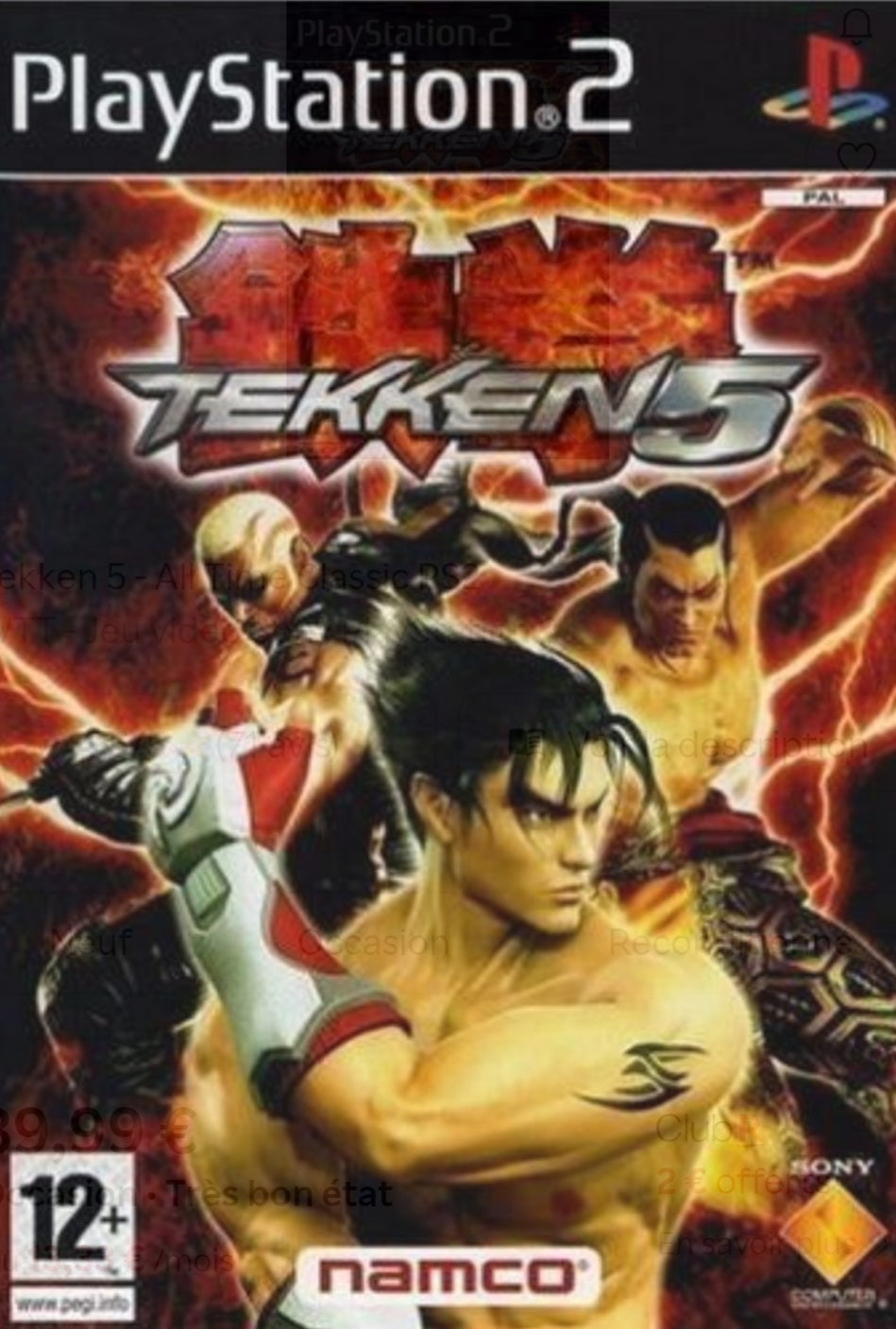 Jeu PS2 - TEKKEN 5