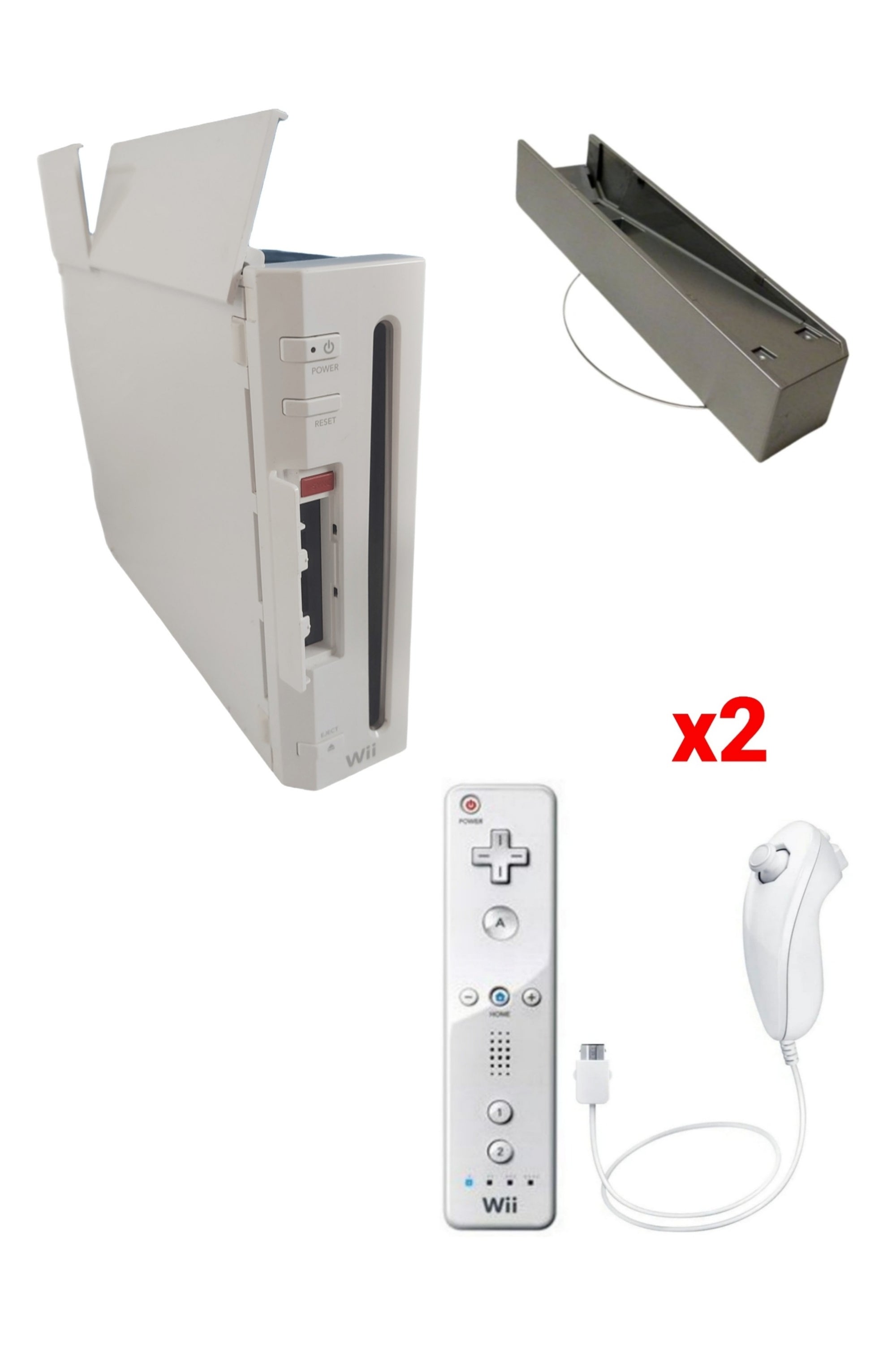 Console Nintendo WII BLANCHE (Version rétro-compatible Gamecube)